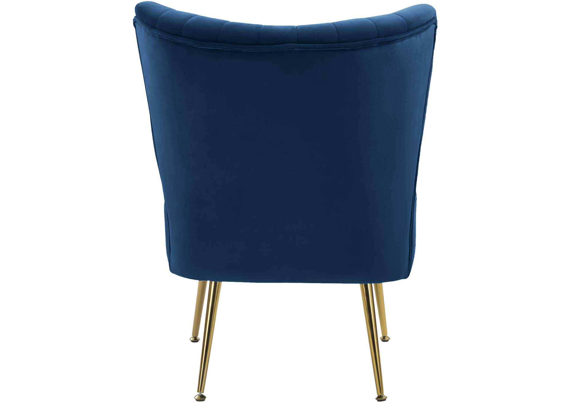 Twin Navy Velvet Accent Chair,Meridian Furniture