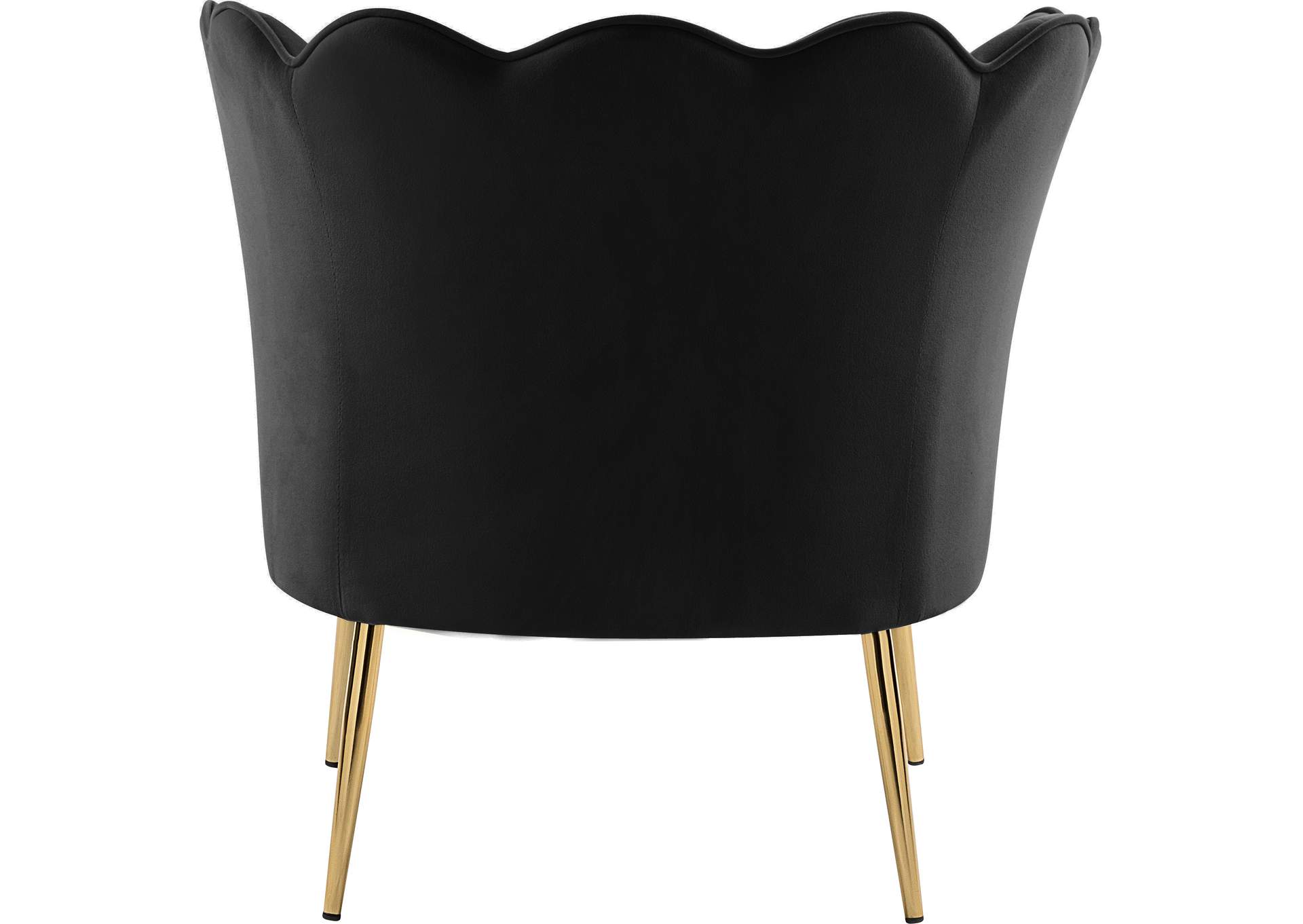 Jester Black Velvet Accent Chair,Meridian Furniture