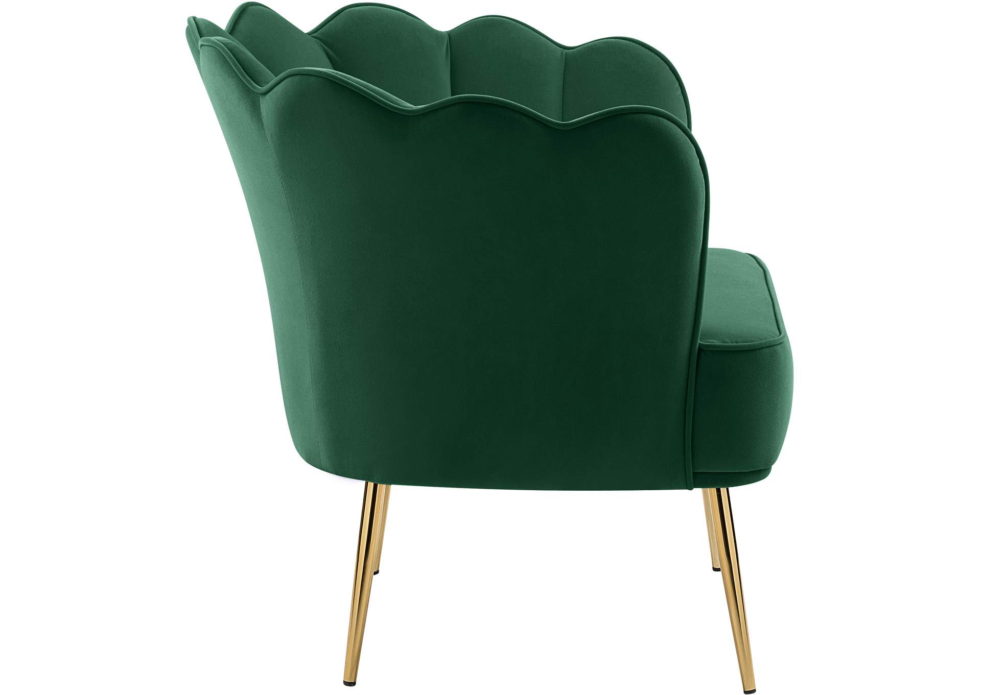 Jester Green Velvet Accent Chair,Meridian Furniture