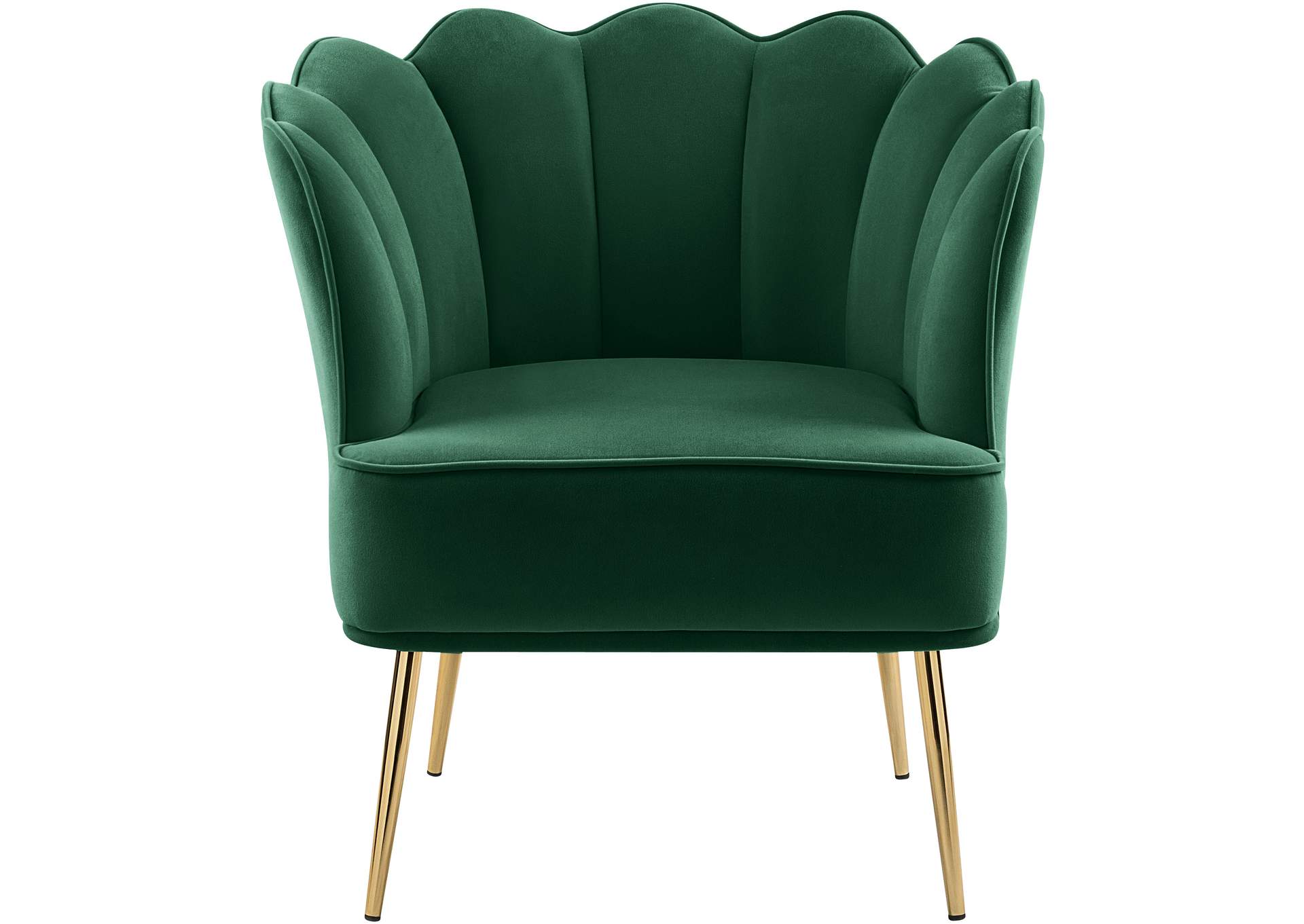 Jester Green Velvet Accent Chair,Meridian Furniture