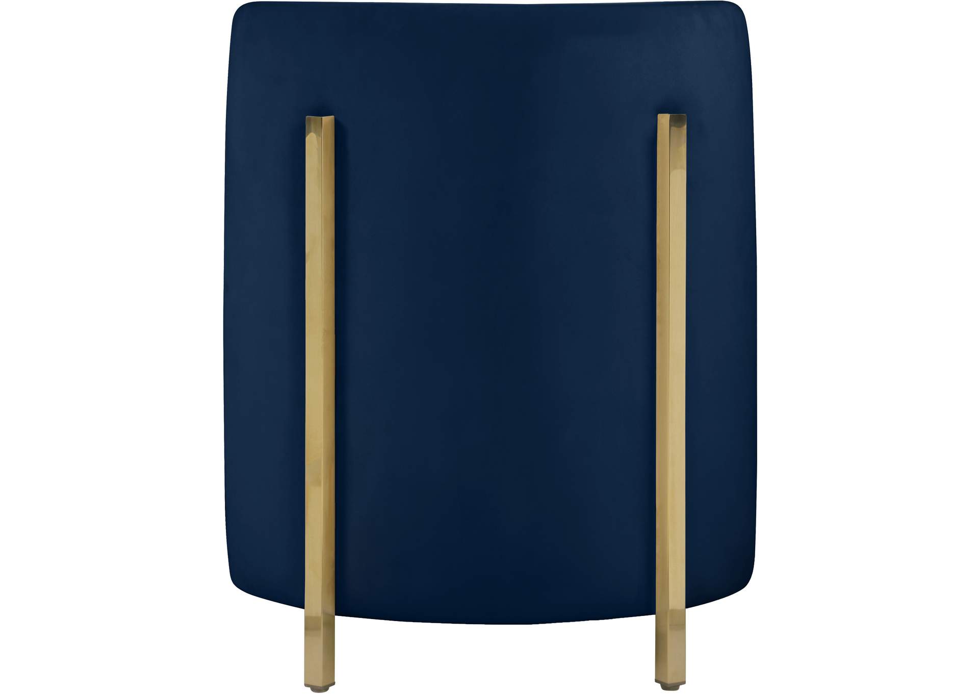 Rotunda Navy Velvet Accent Chair,Meridian Furniture