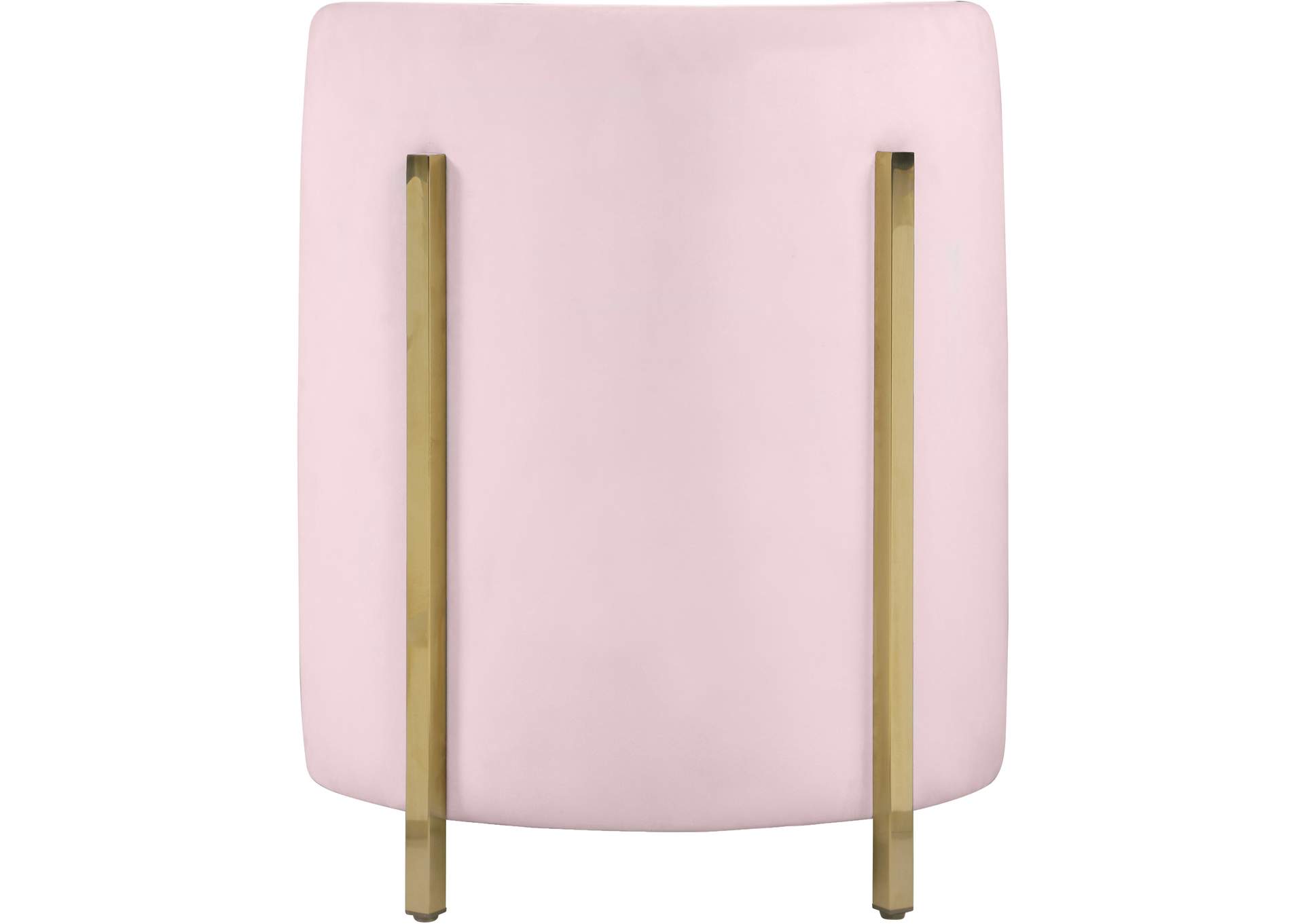 Rotunda Pink Velvet Accent Chair,Meridian Furniture