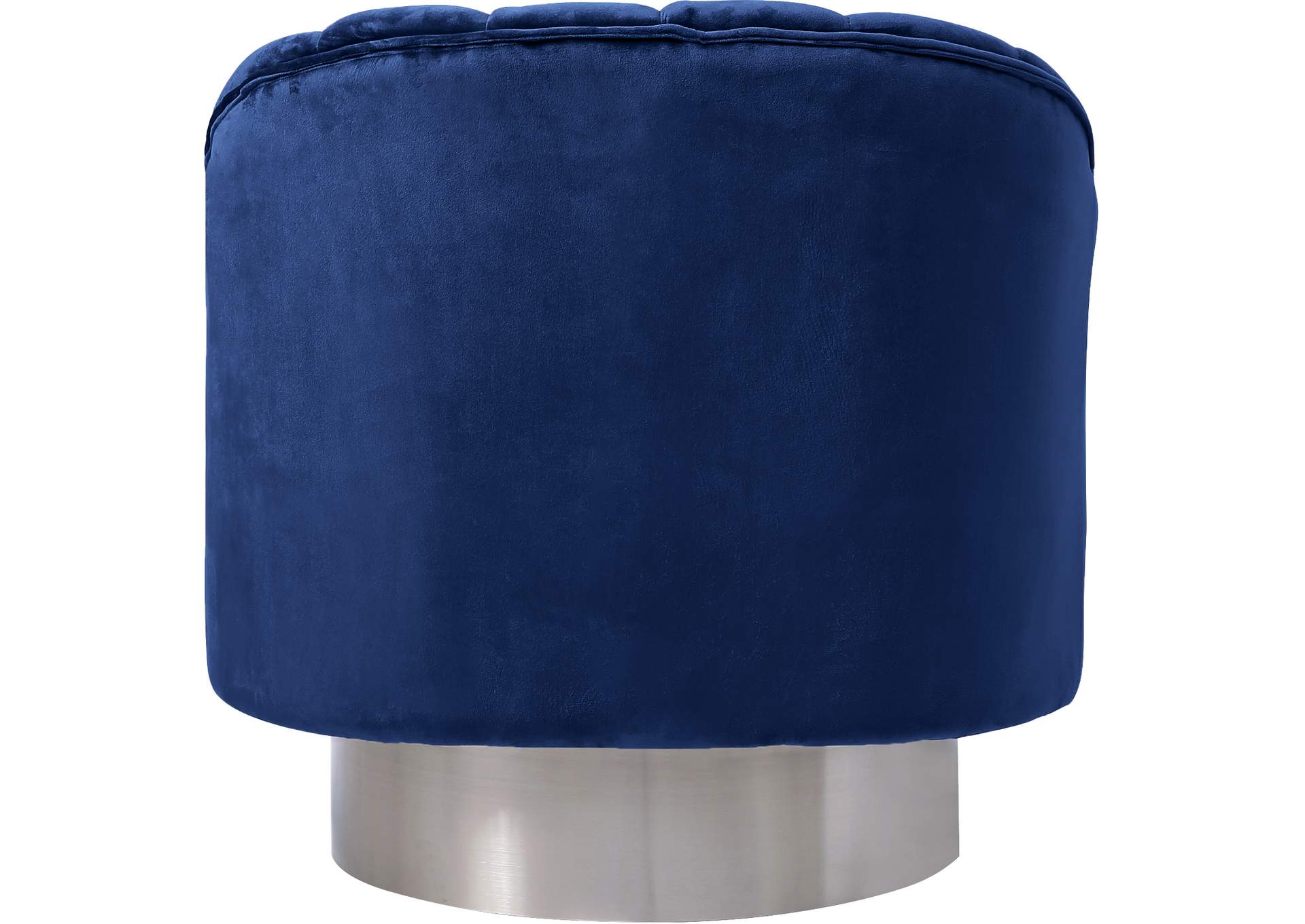 Farrah Navy Velvet Accent Chair,Meridian Furniture