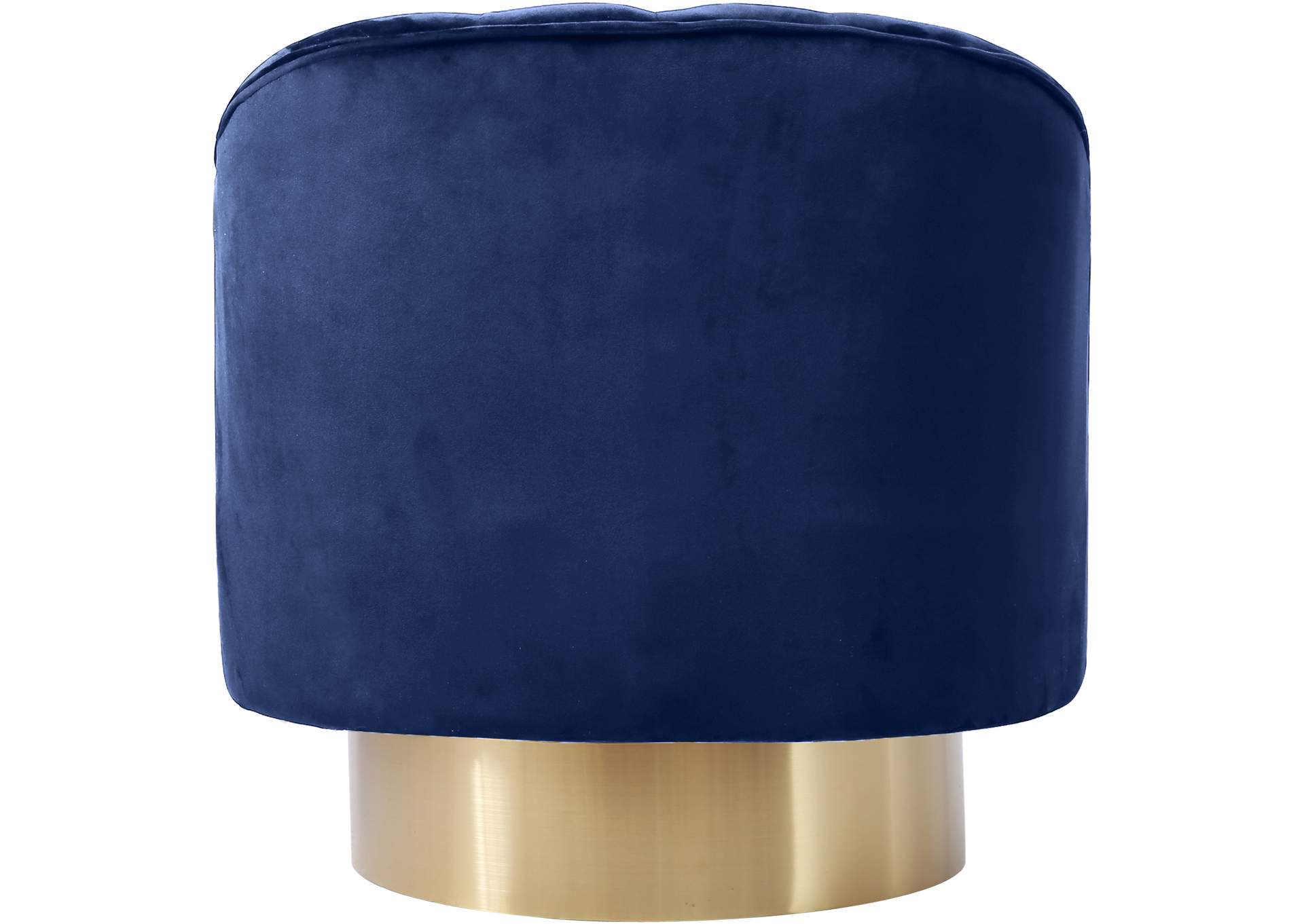 Farrah Navy Velvet Accent Chair,Meridian Furniture