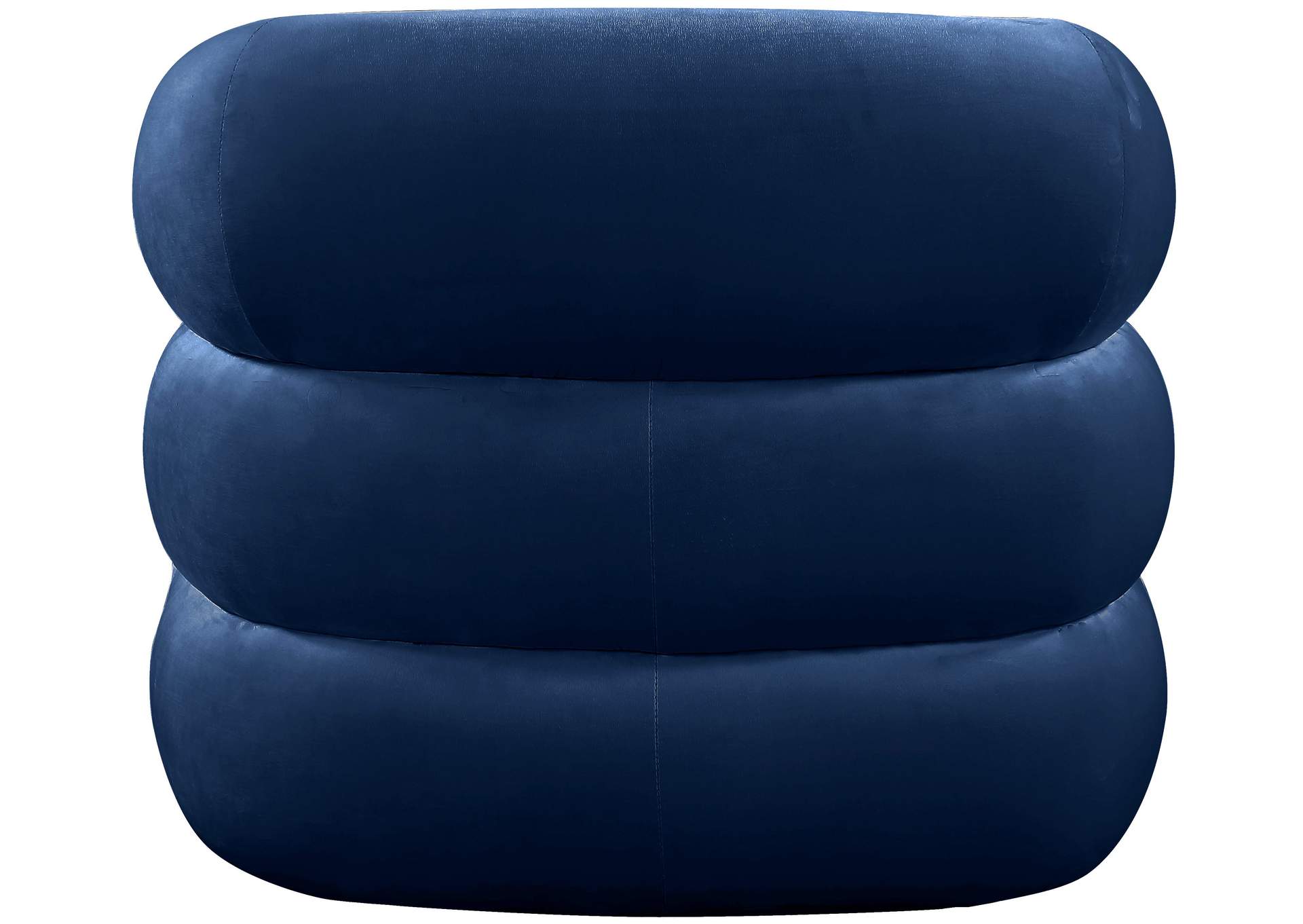 Roxbury Navy Velvet Accent Chair,Meridian Furniture