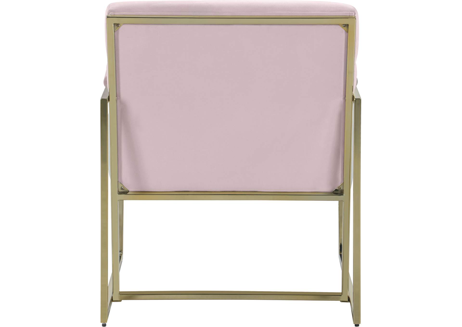 Wayne Pink Velvet Accent Chair,Meridian Furniture