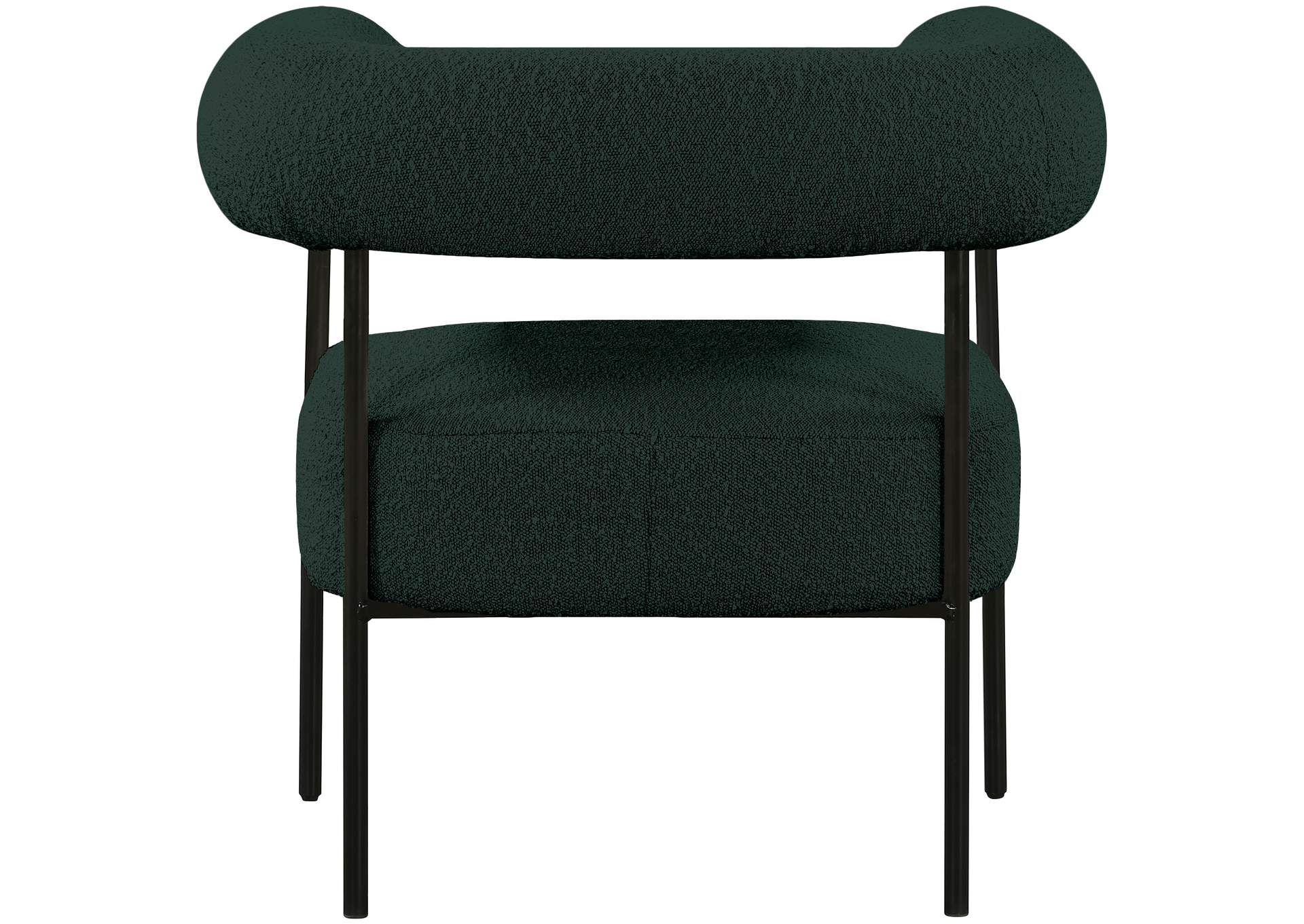 Blake Green Boucle Fabric Accent Chair,Meridian Furniture