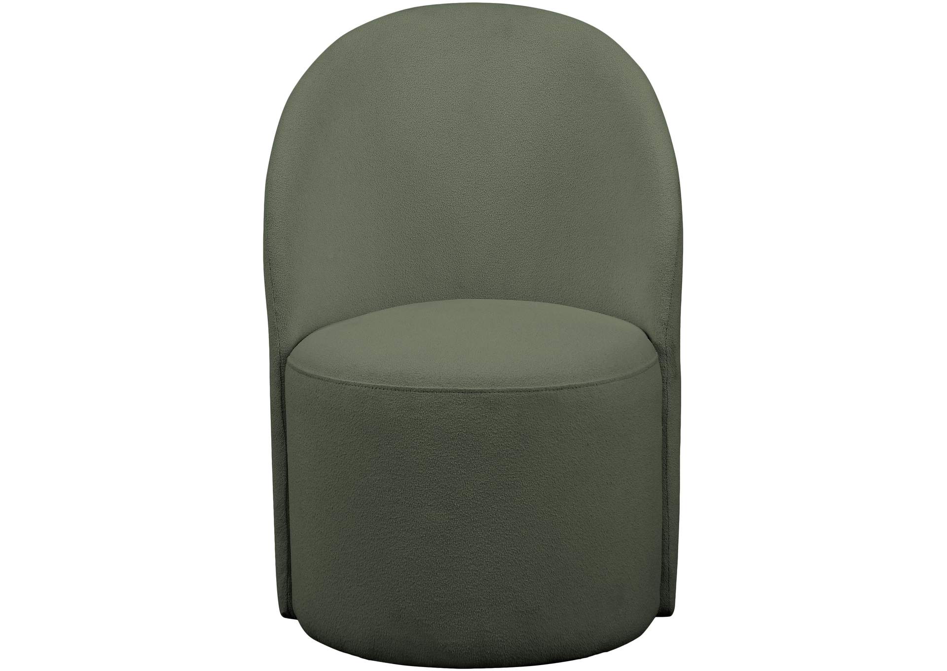 Hautely Green Boucle Fabric Accent Chair,Meridian Furniture