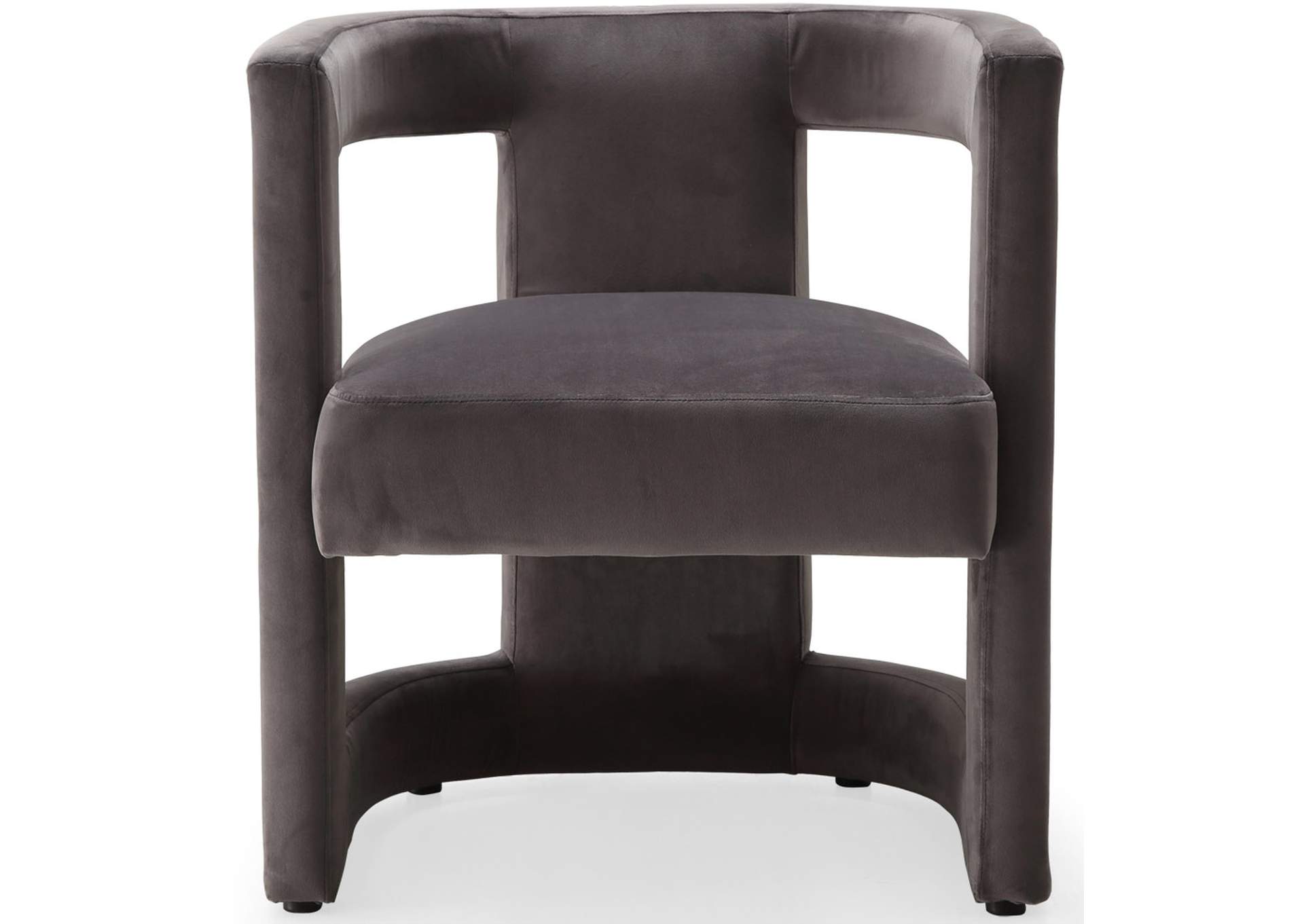 Blair Grey Velvet Accent Chair,Meridian Furniture