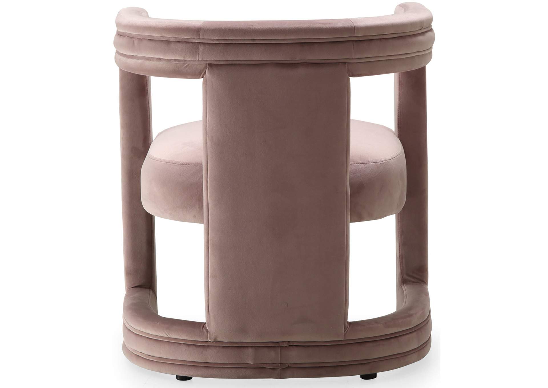 Blair Pink Velvet Accent Chair,Meridian Furniture