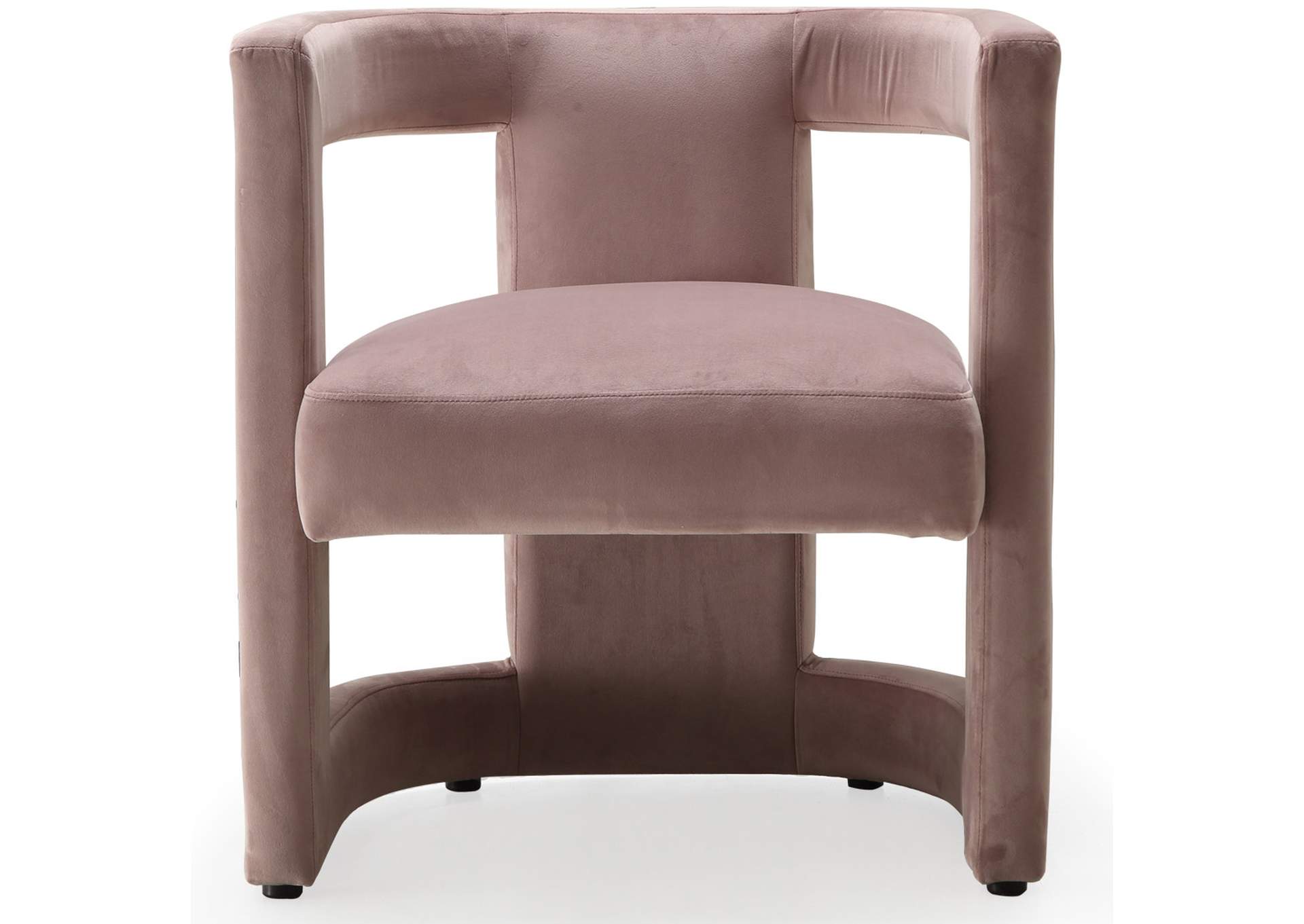 Blair Pink Velvet Accent Chair,Meridian Furniture