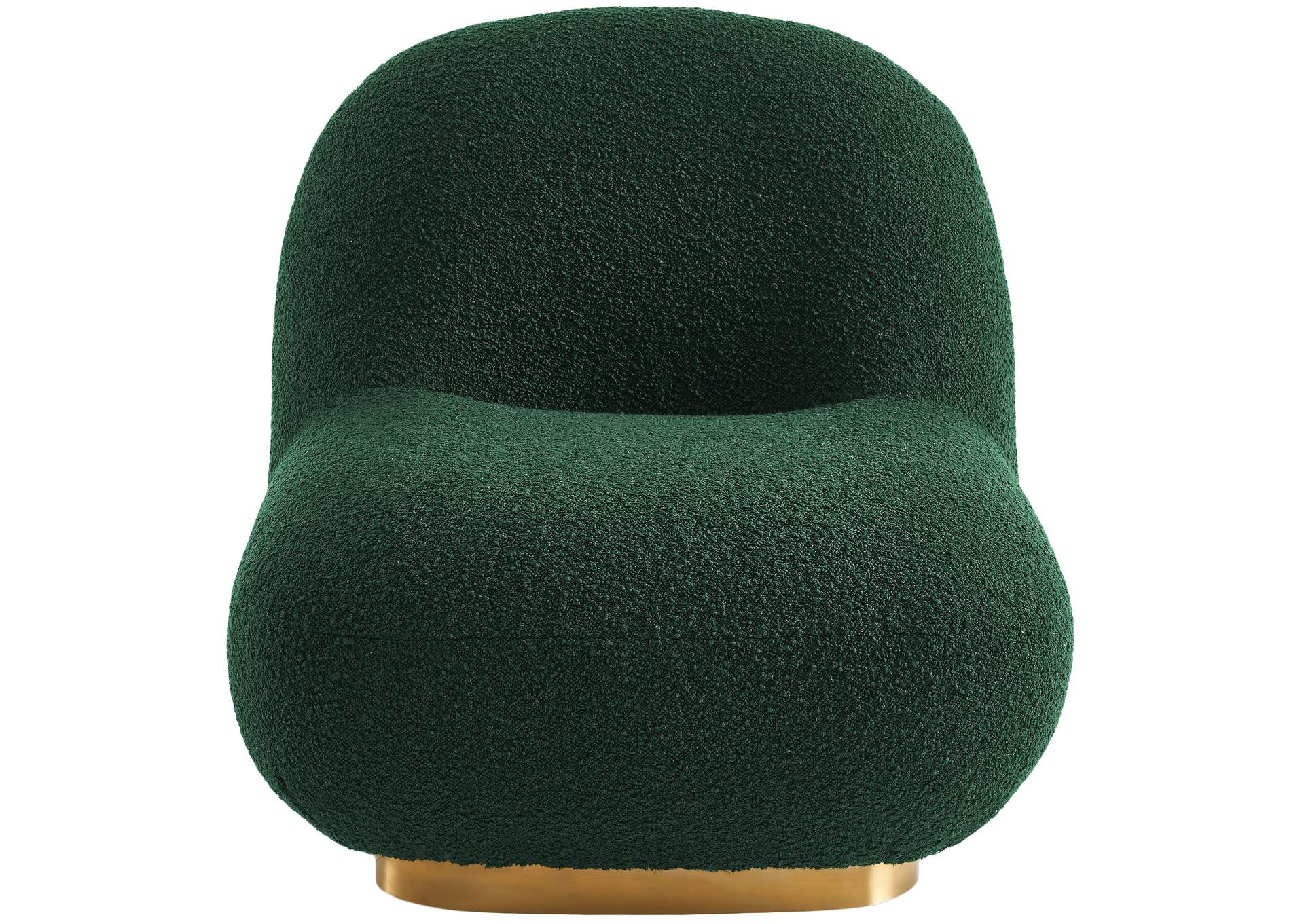 Liam Green Boucle Fabric Accent Chair,Meridian Furniture