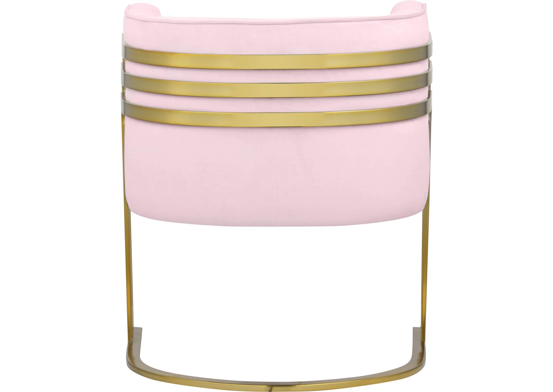 Rays Pink Velvet Accent Chair,Meridian Furniture