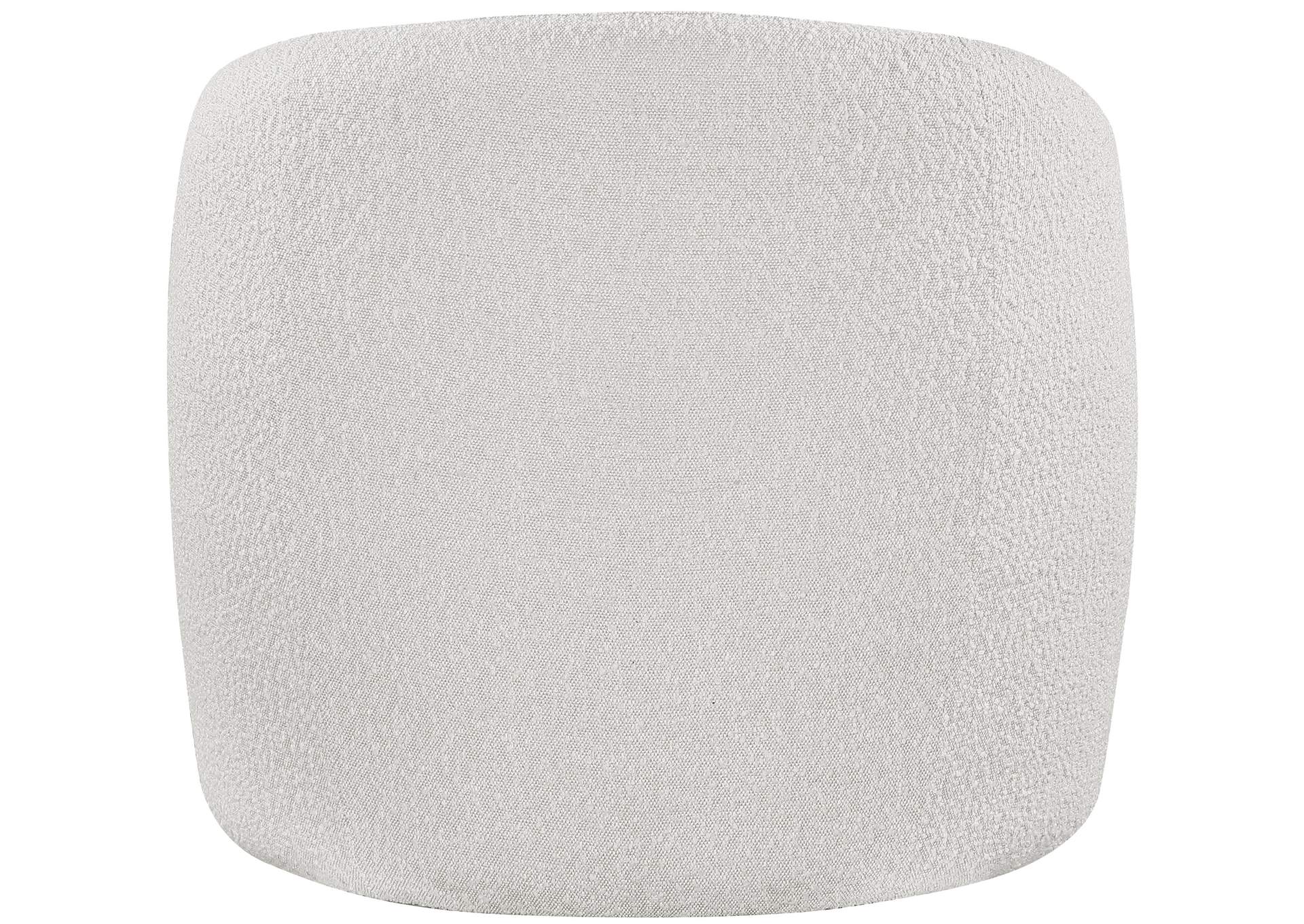 Acadia Cream Boucle Fabric Accent Chair,Meridian Furniture