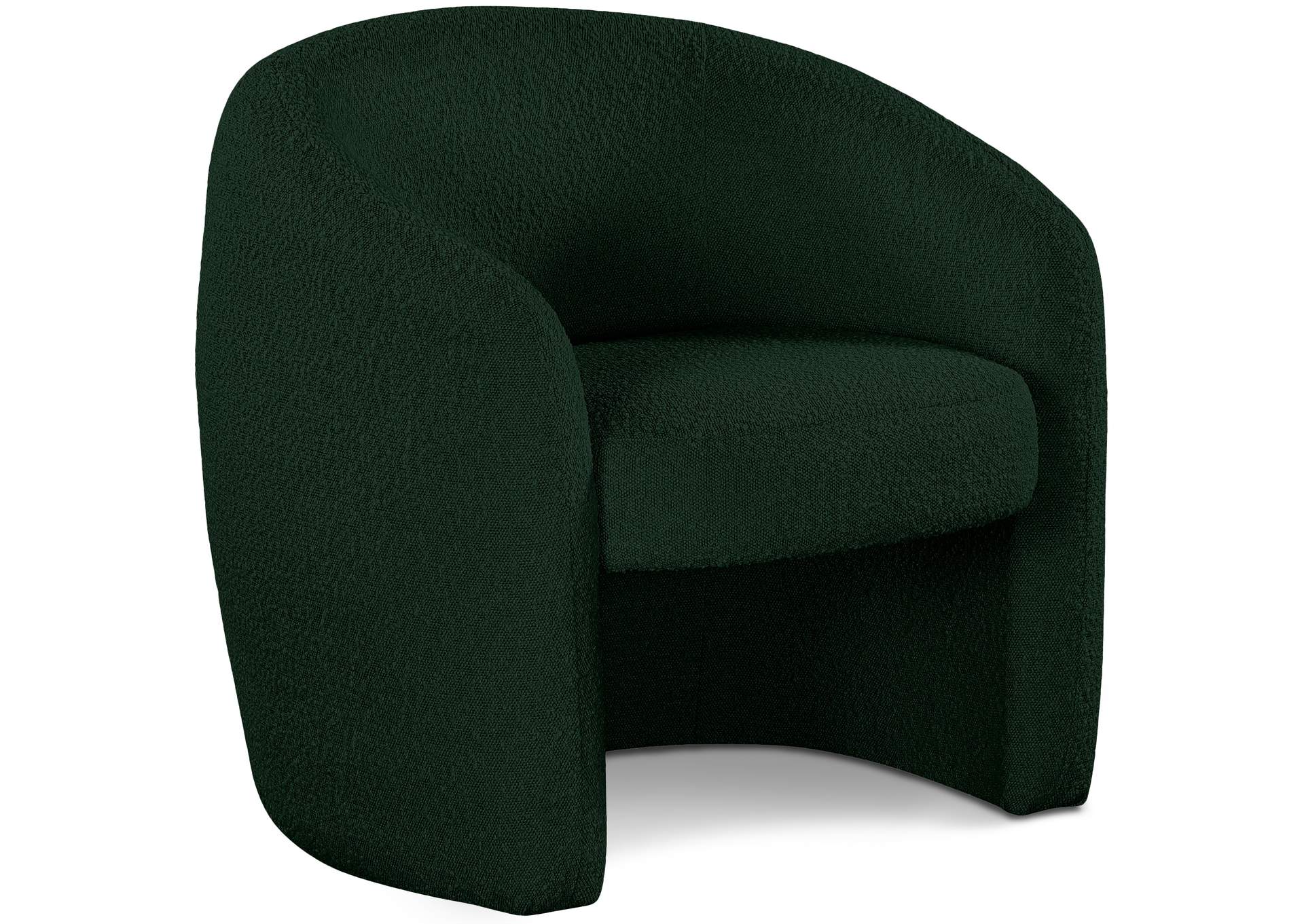 Acadia Green Boucle Fabric Accent Chair,Meridian Furniture