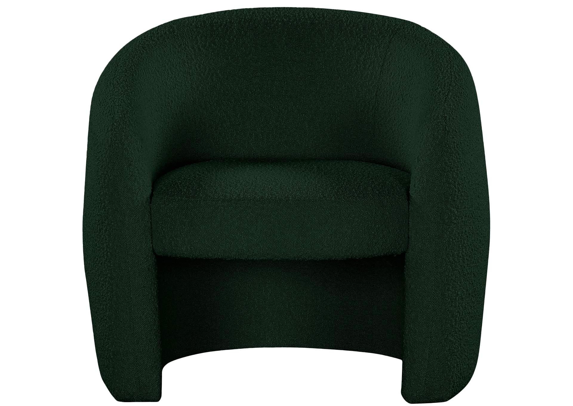 Acadia Green Boucle Fabric Accent Chair,Meridian Furniture