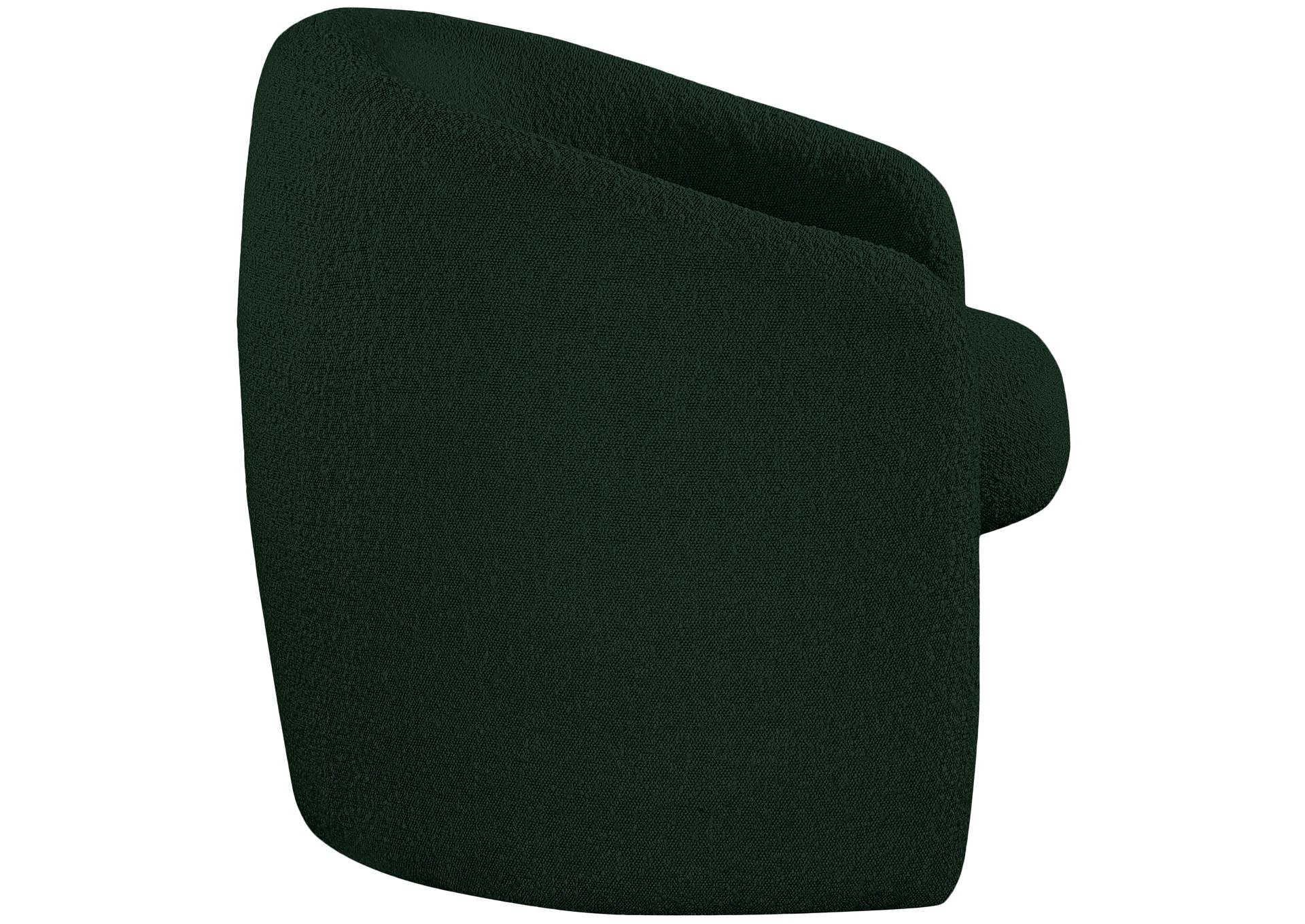 Acadia Green Boucle Fabric Accent Chair,Meridian Furniture