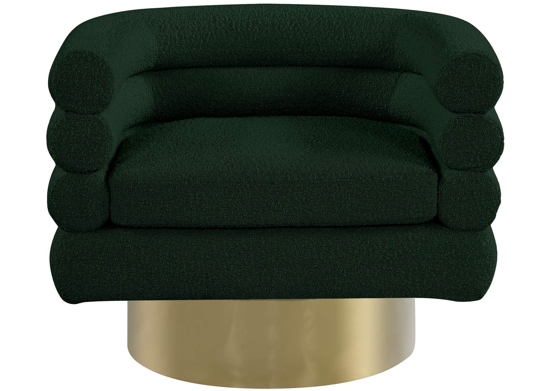 Tessa Green Boucle Fabric Accent Chair,Meridian Furniture