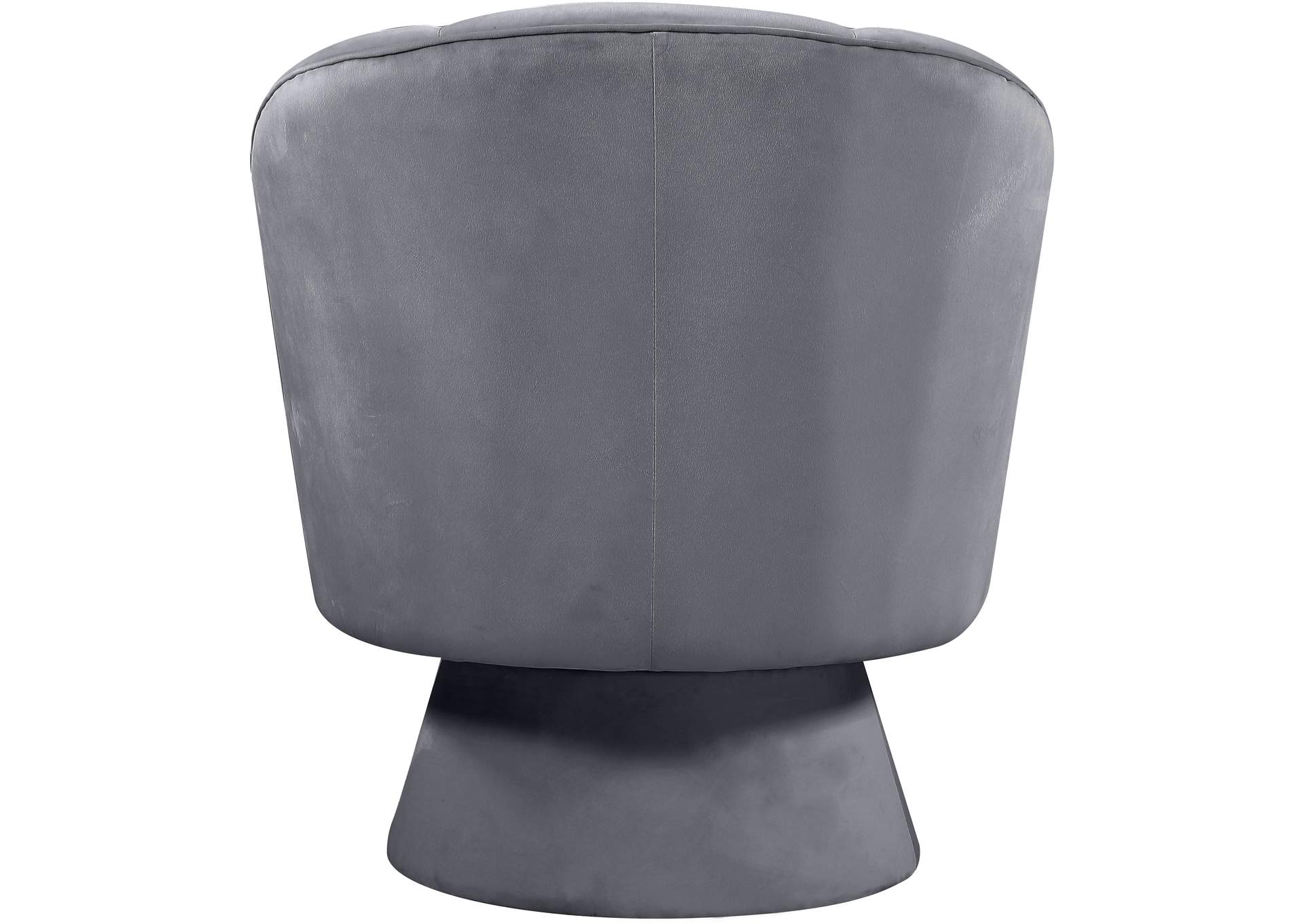 Swanson Grey Velvet Accent Chair,Meridian Furniture