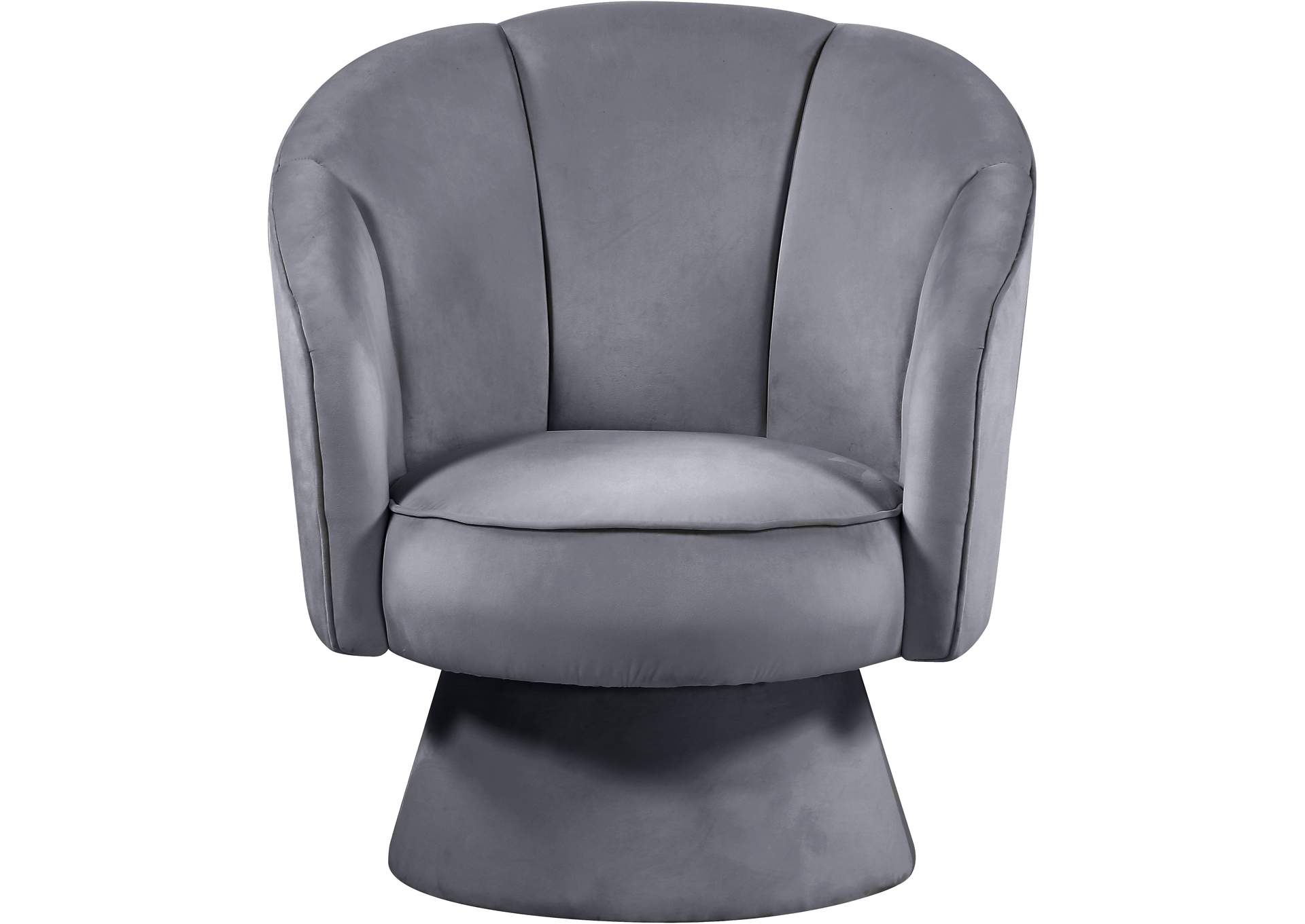 Swanson Grey Velvet Accent Chair,Meridian Furniture