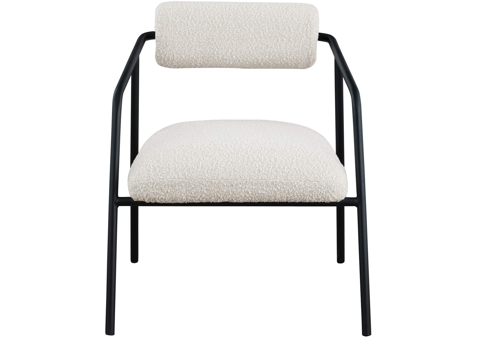 Carly Cream Fabric Accent Chair,Meridian Furniture