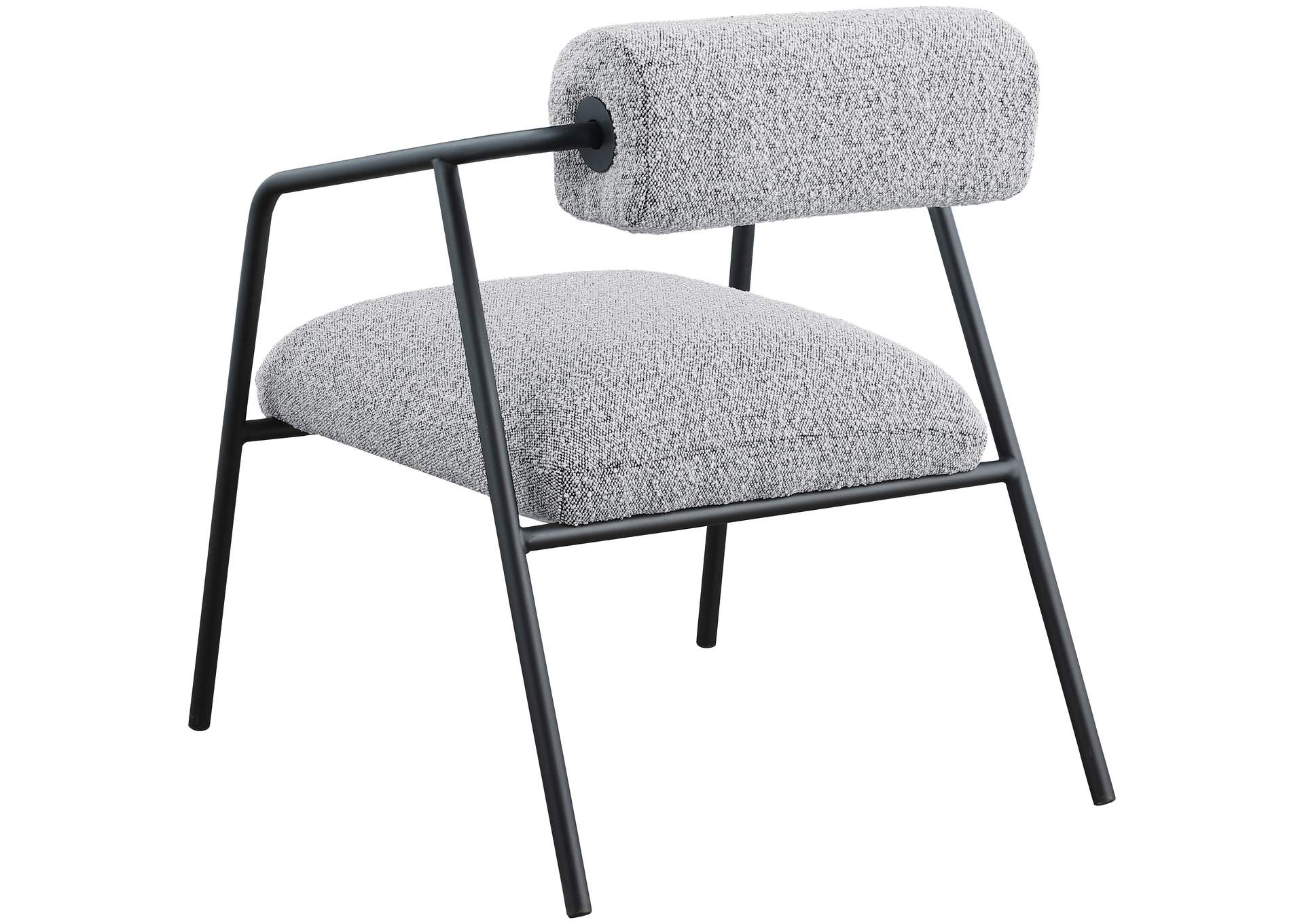 Carly Grey Fabric Accent Chair,Meridian Furniture