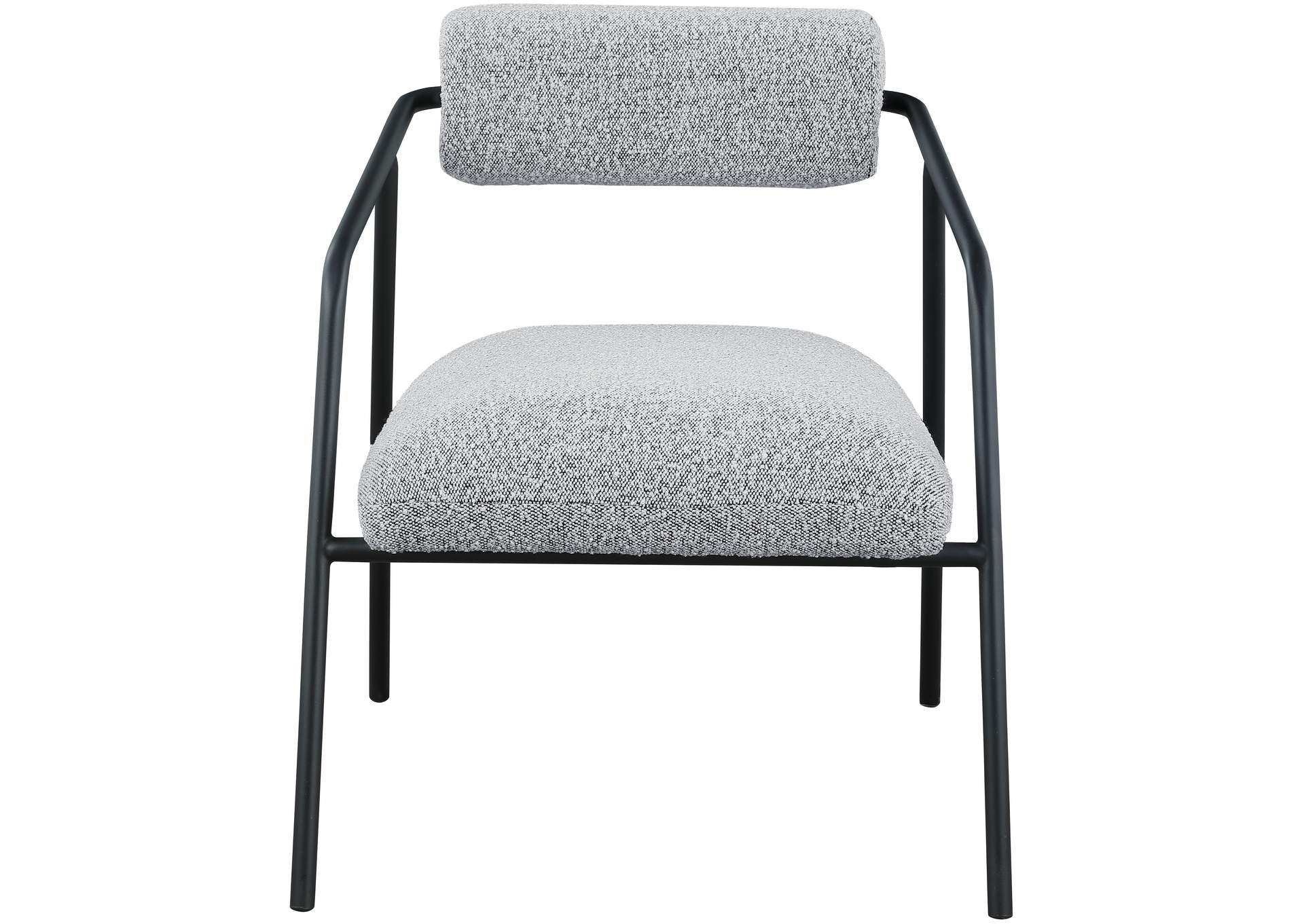 Carly Grey Fabric Accent Chair,Meridian Furniture