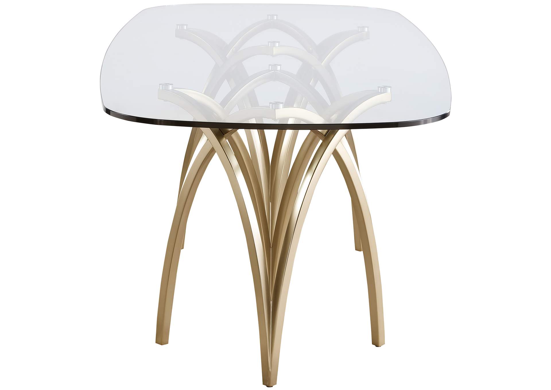 Madelyn Gold Dining Table,Meridian Furniture