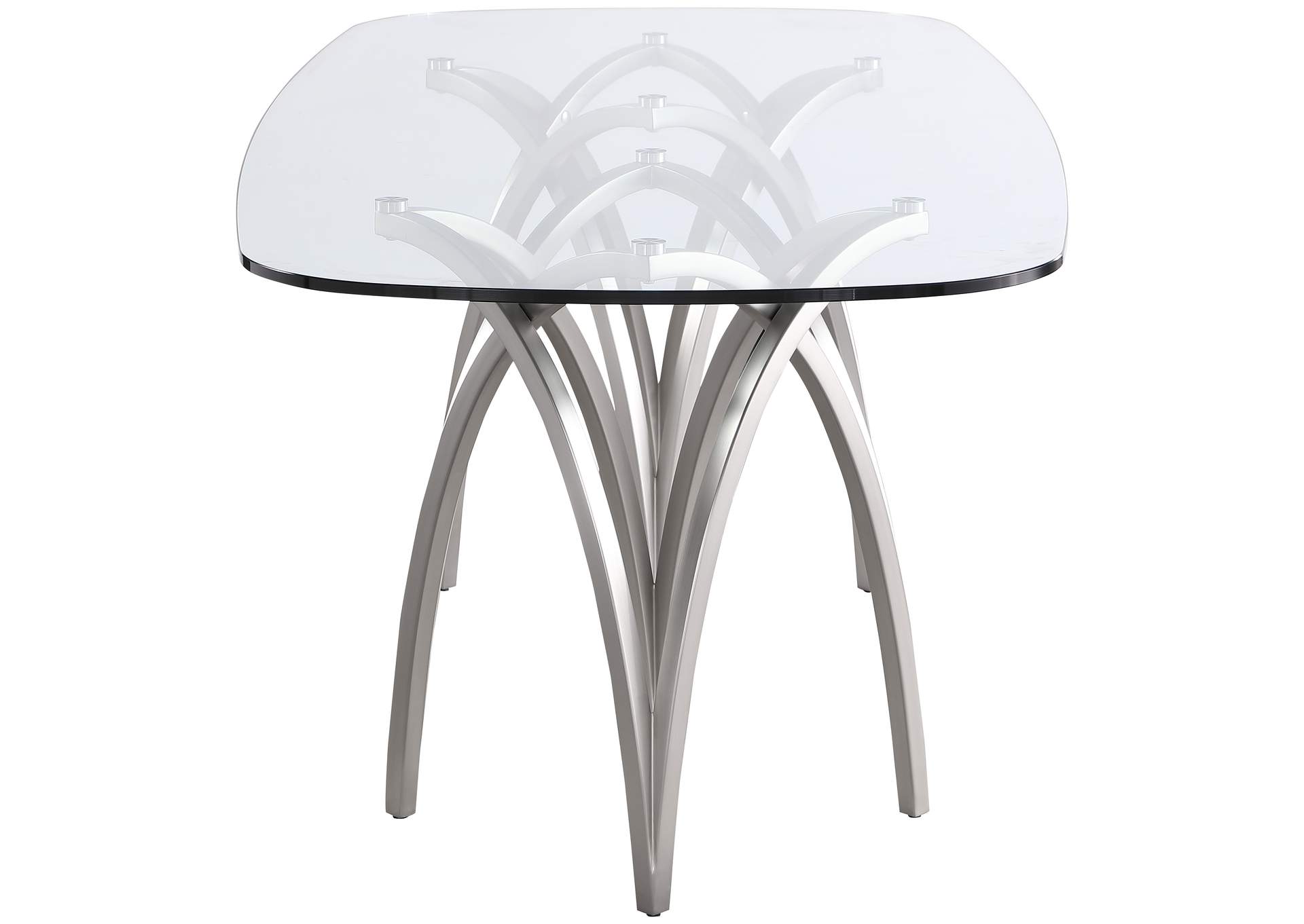 Madelyn Silver Dining Table,Meridian Furniture