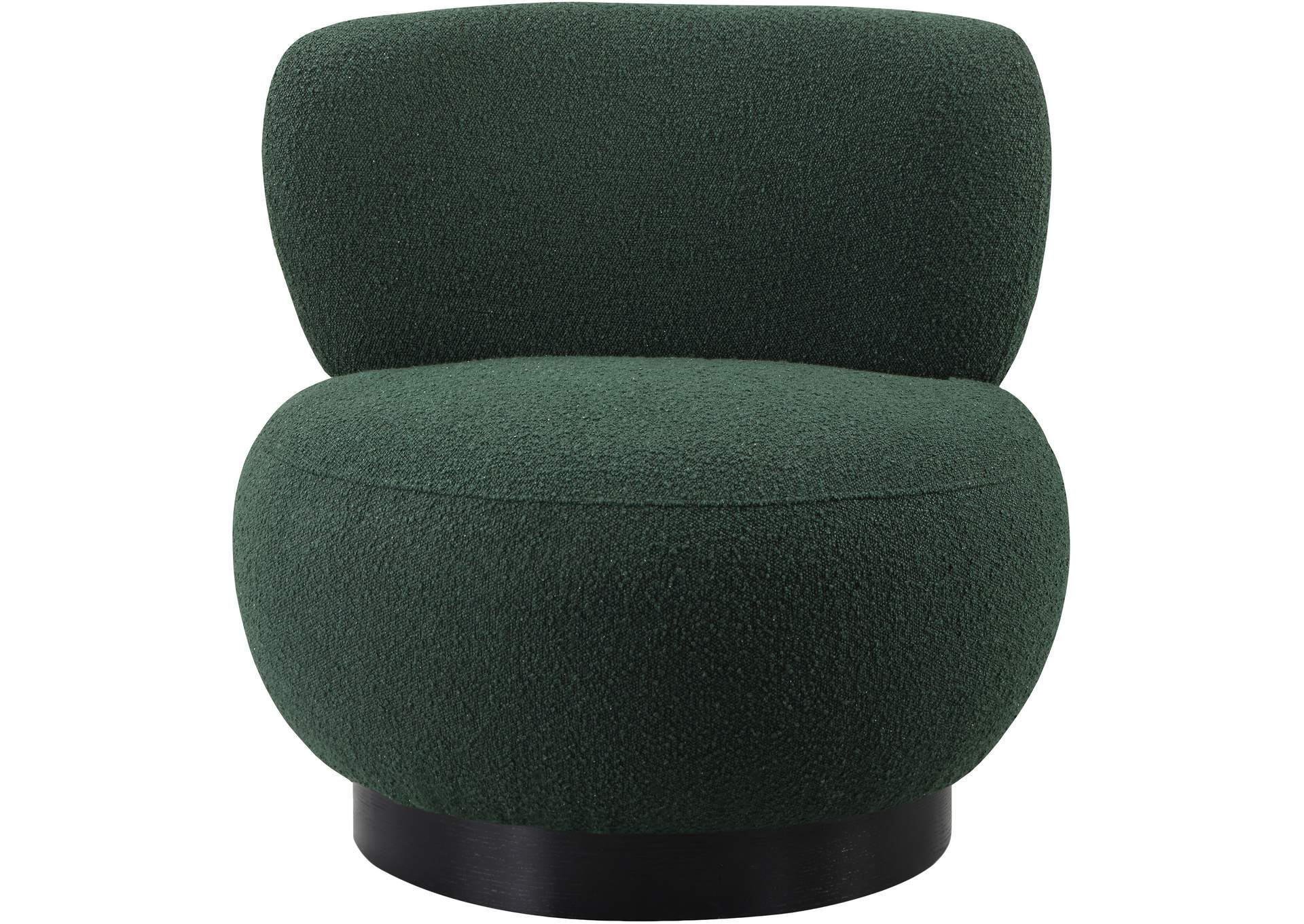 Calais Green Boucle Fabric Accent Chair,Meridian Furniture