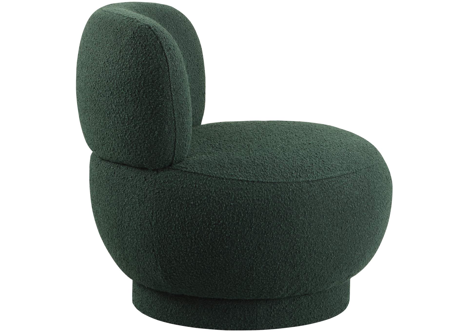 Calais Green Boucle Fabric Accent Chair,Meridian Furniture