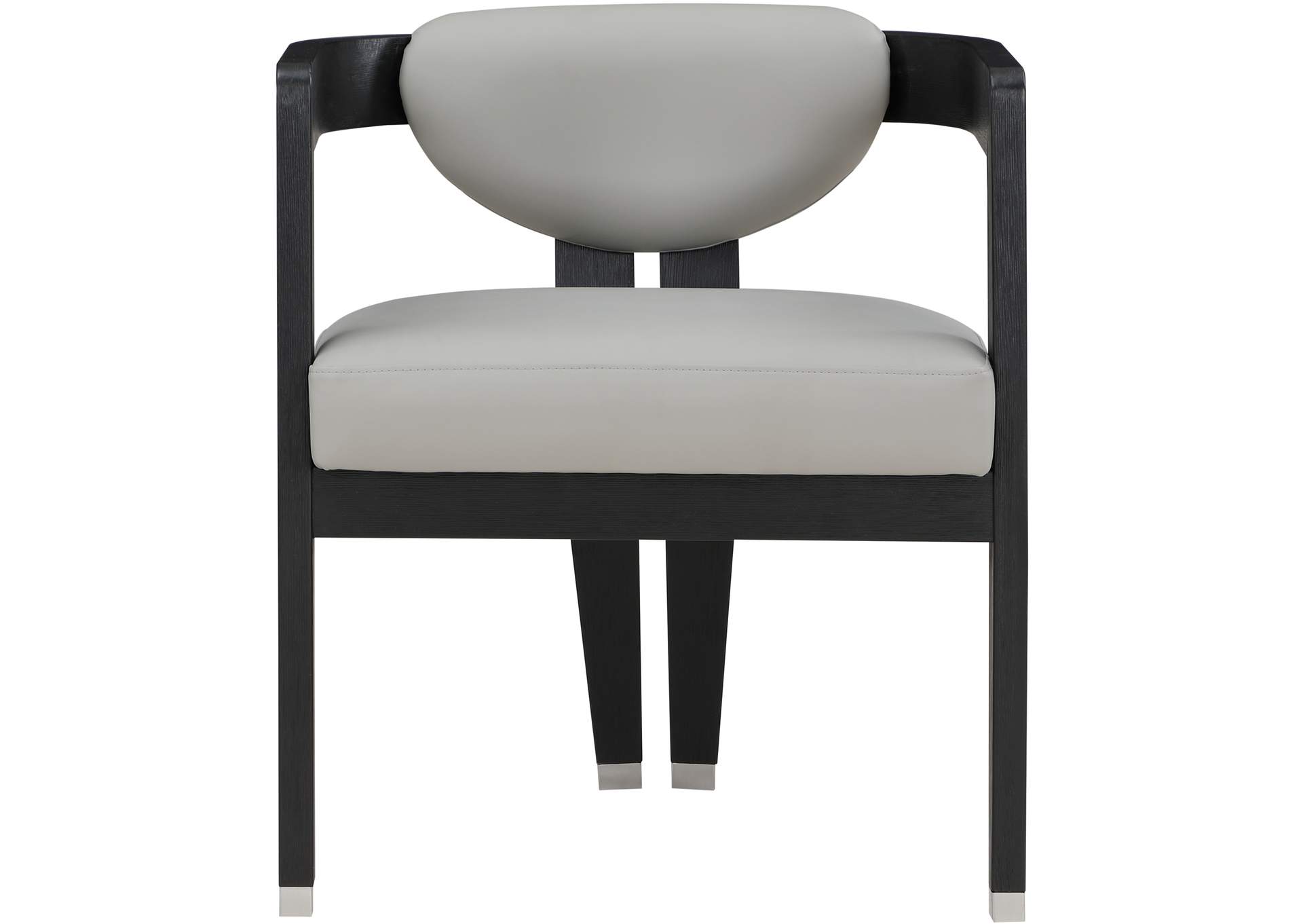 Carlyle Grey Faux Leather Dining Chair,Meridian Furniture