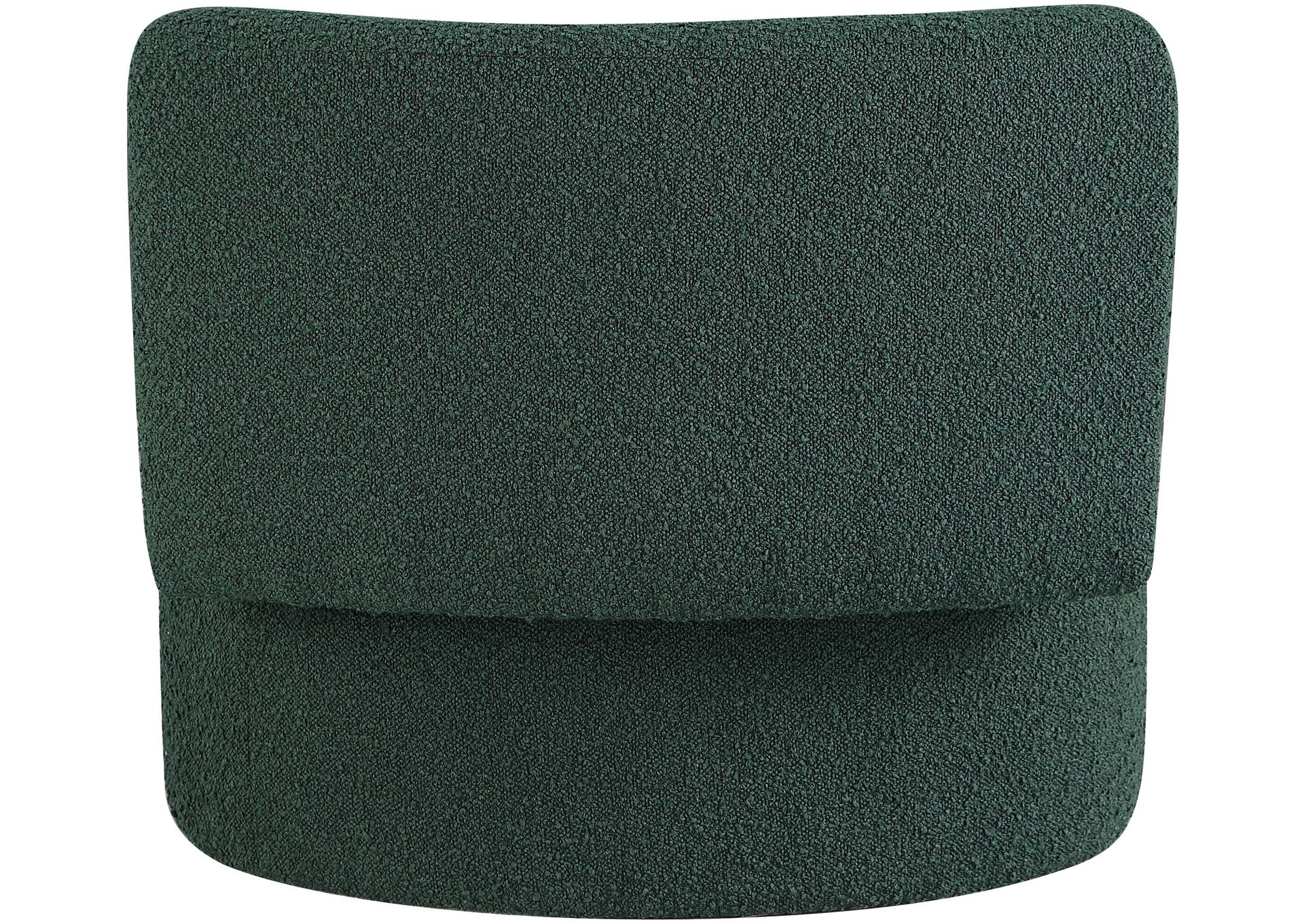 Como Green Boucle Fabric Accent Chair,Meridian Furniture