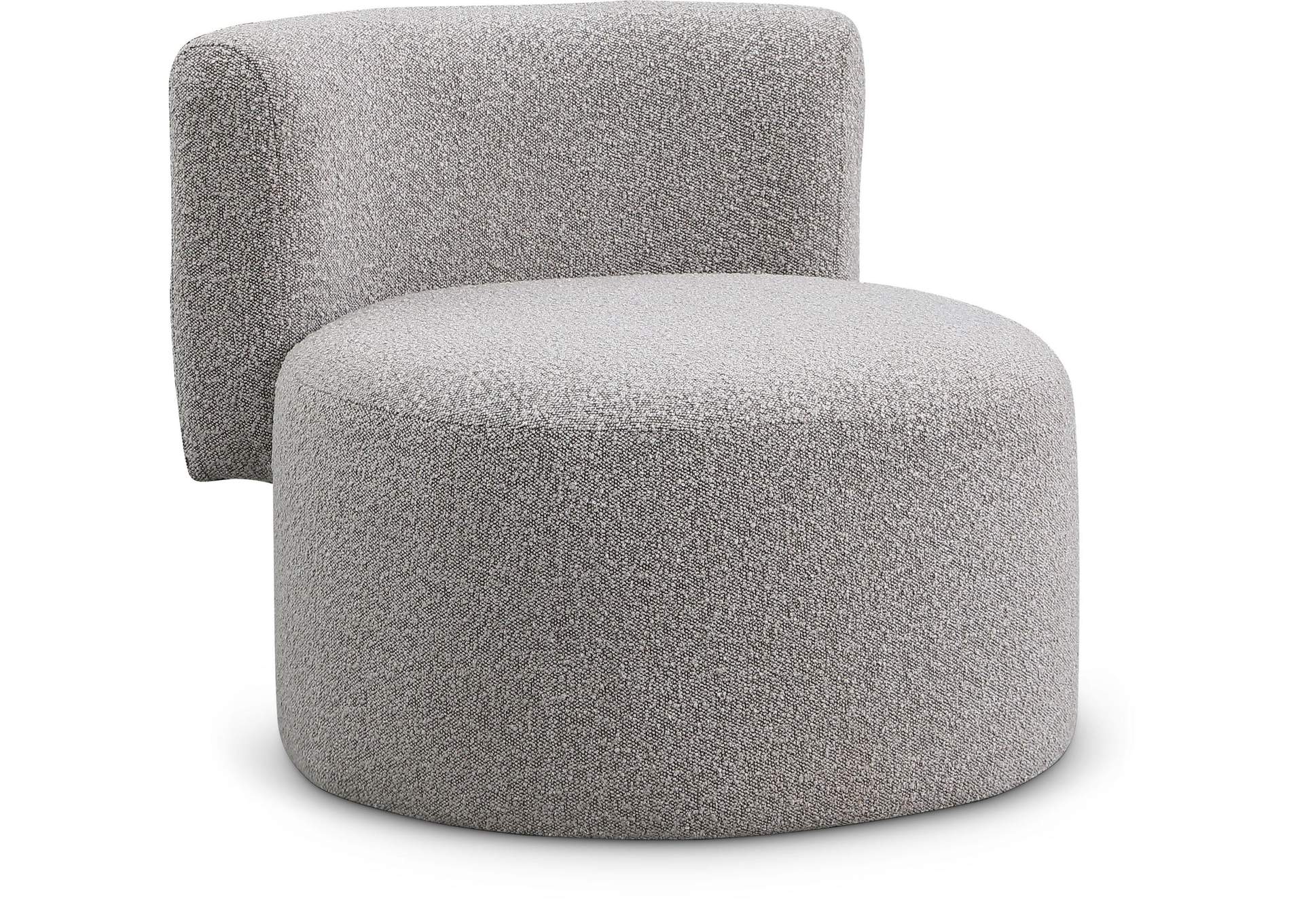 Como Taupe Boucle Fabric Accent Chair,Meridian Furniture