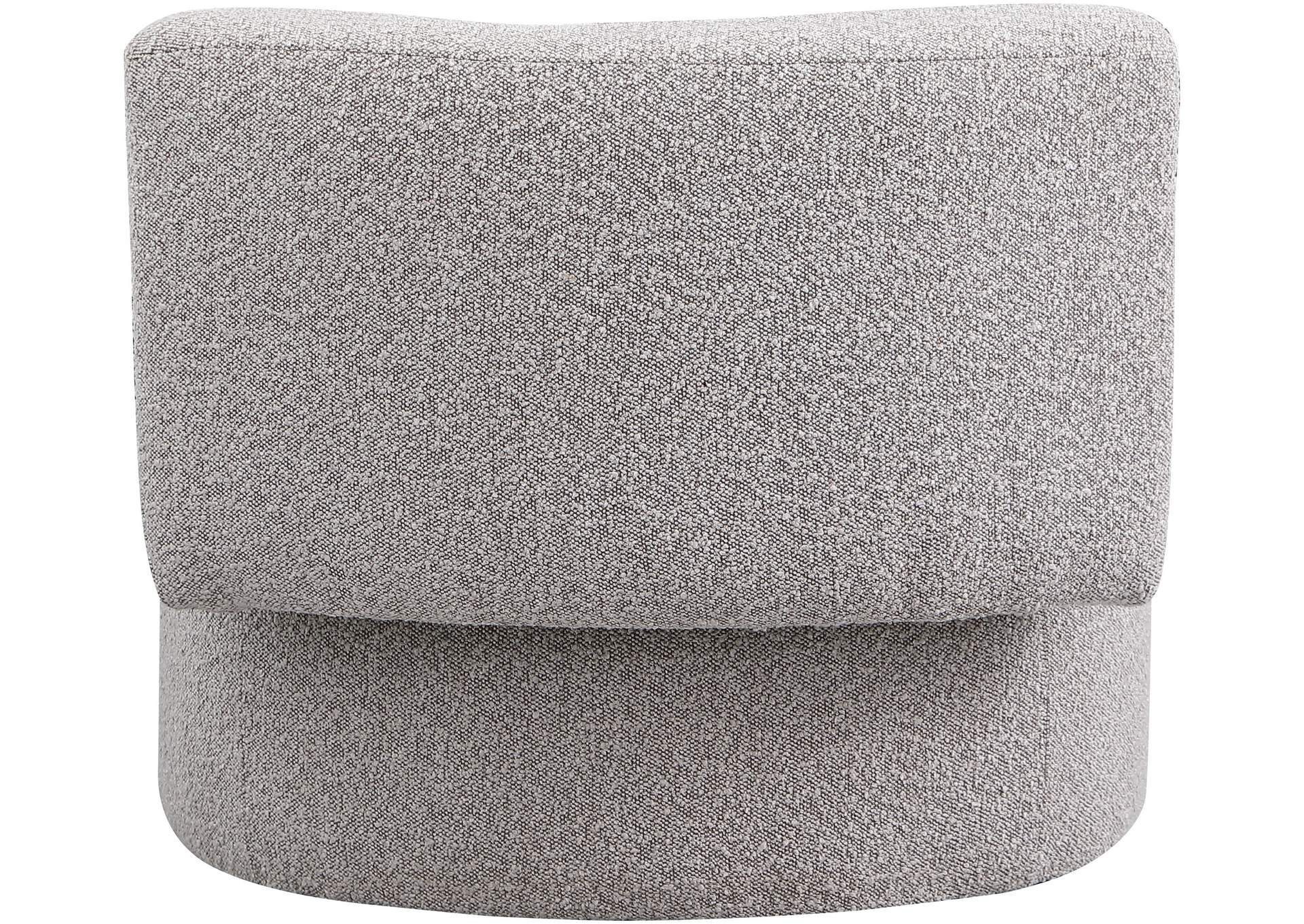 Como Taupe Boucle Fabric Accent Chair,Meridian Furniture