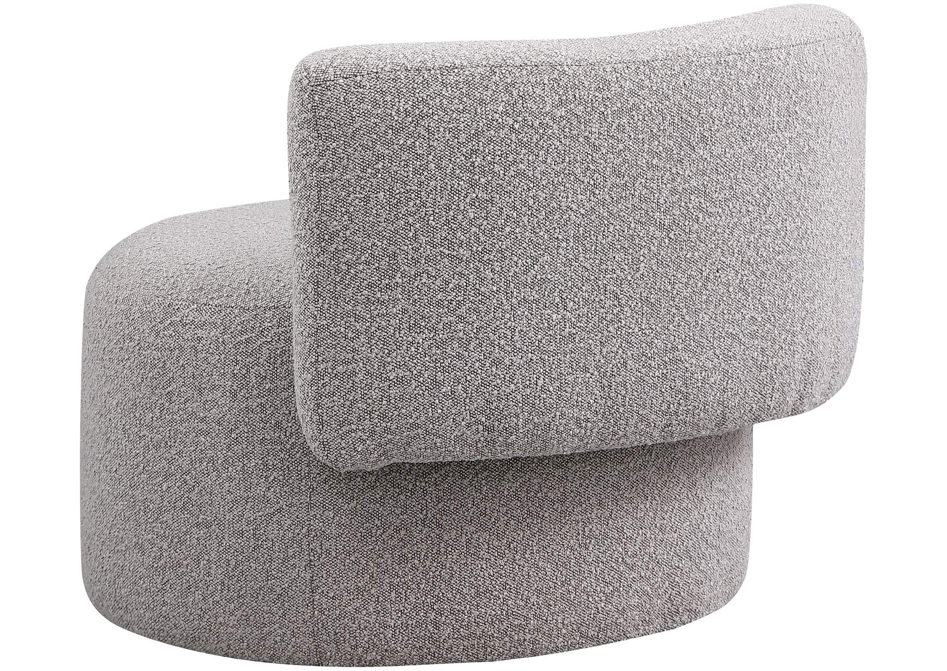 Como Taupe Boucle Fabric Accent Chair,Meridian Furniture