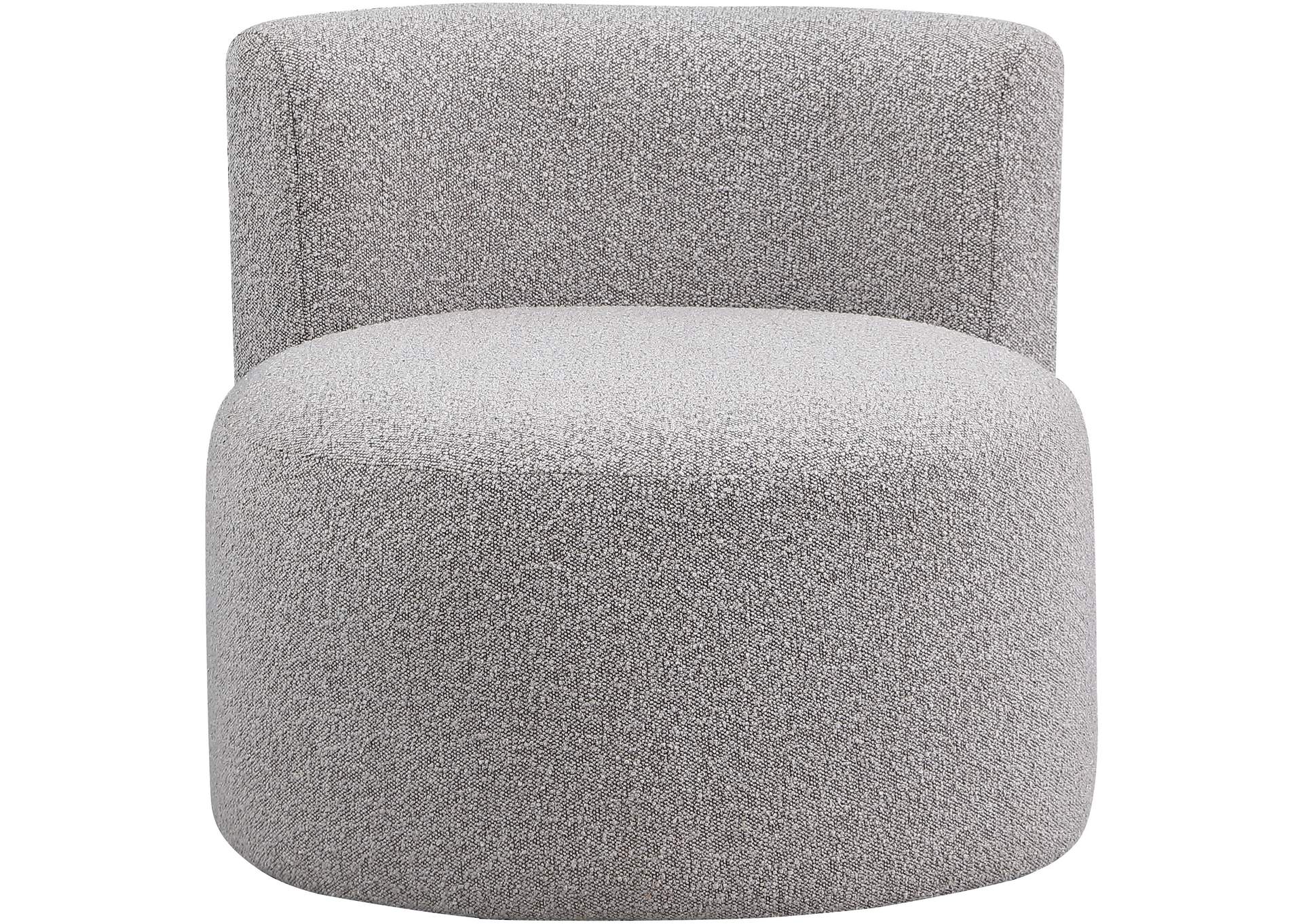 Como Taupe Boucle Fabric Accent Chair,Meridian Furniture