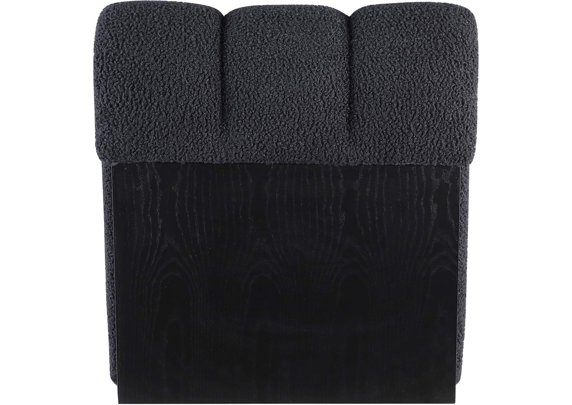 Swoon Black Faux Sheepskin Accent Chair,Meridian Furniture