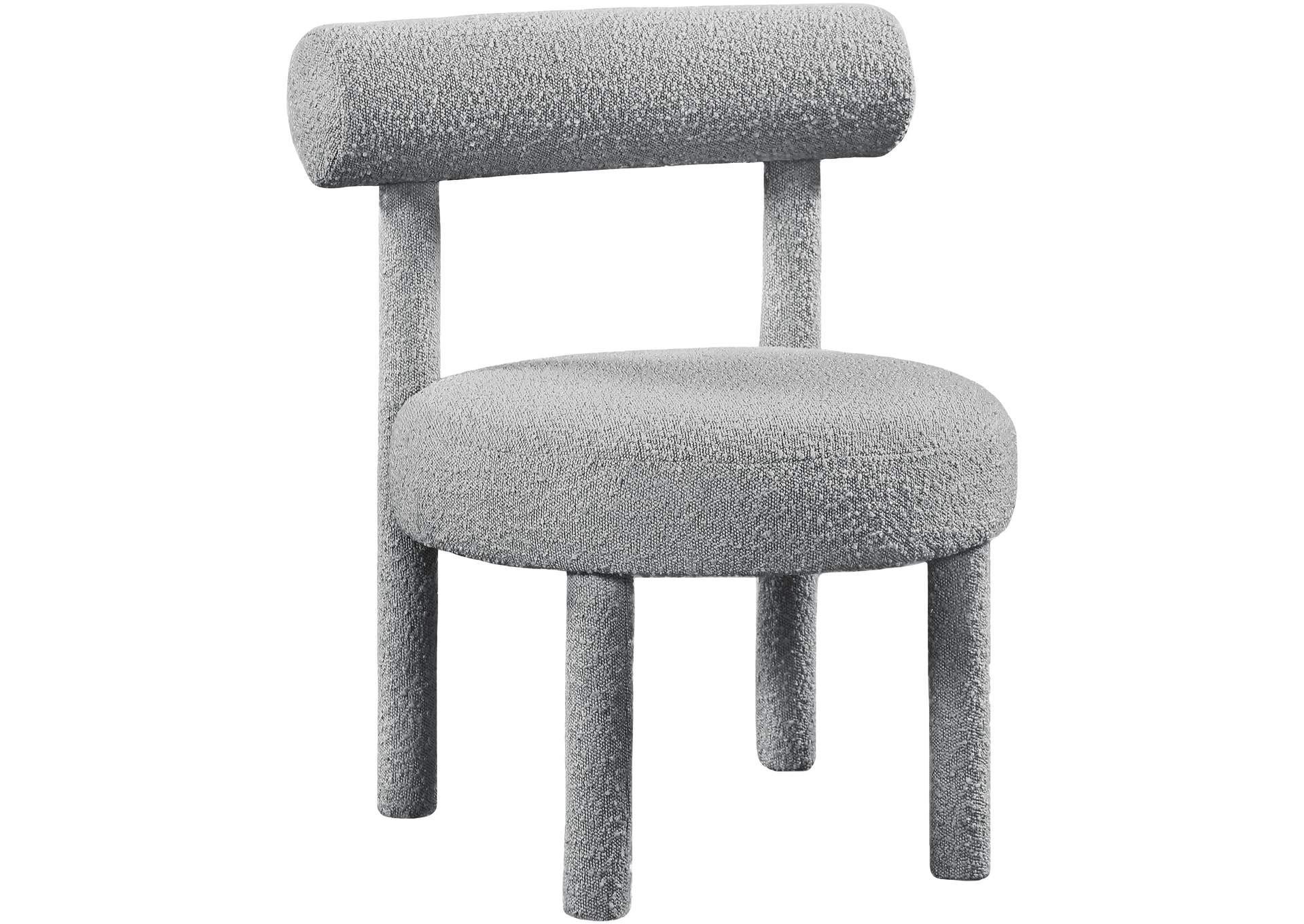 Parlor Grey Boucle Fabric Accent Chair,Meridian Furniture