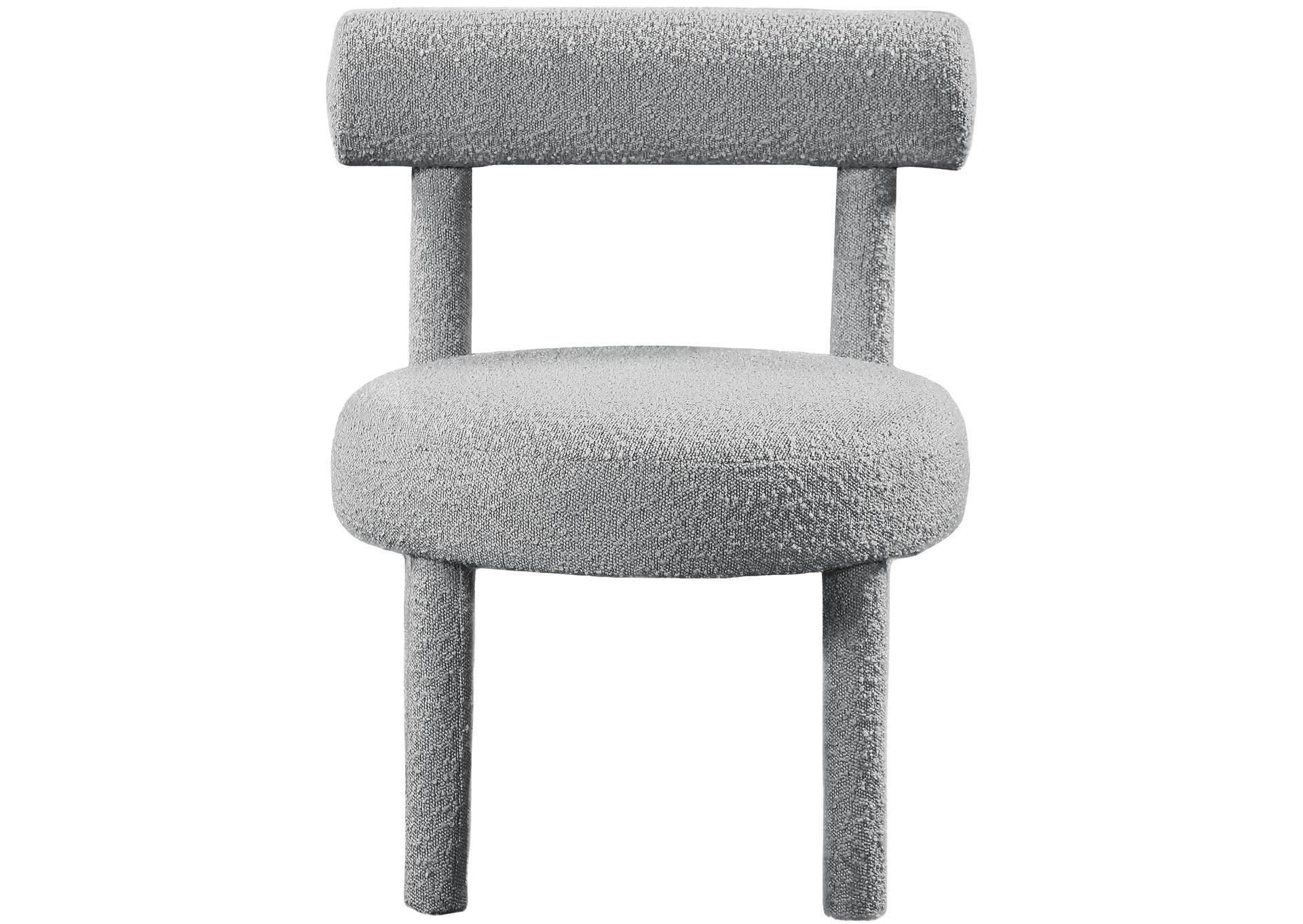 Parlor Grey Boucle Fabric Accent Chair,Meridian Furniture