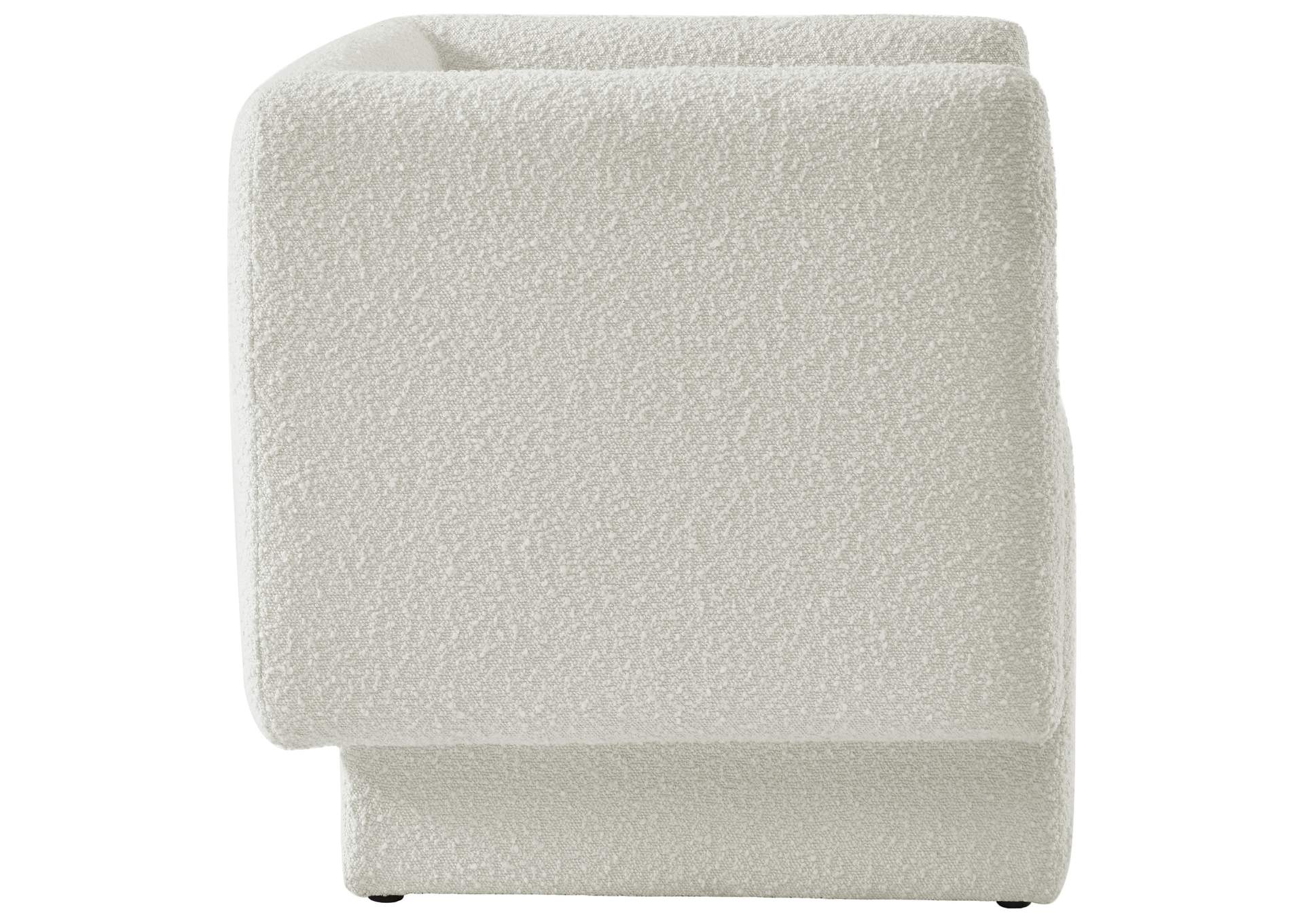 Vera Cream Boucle Fabric Accent Chair,Meridian Furniture