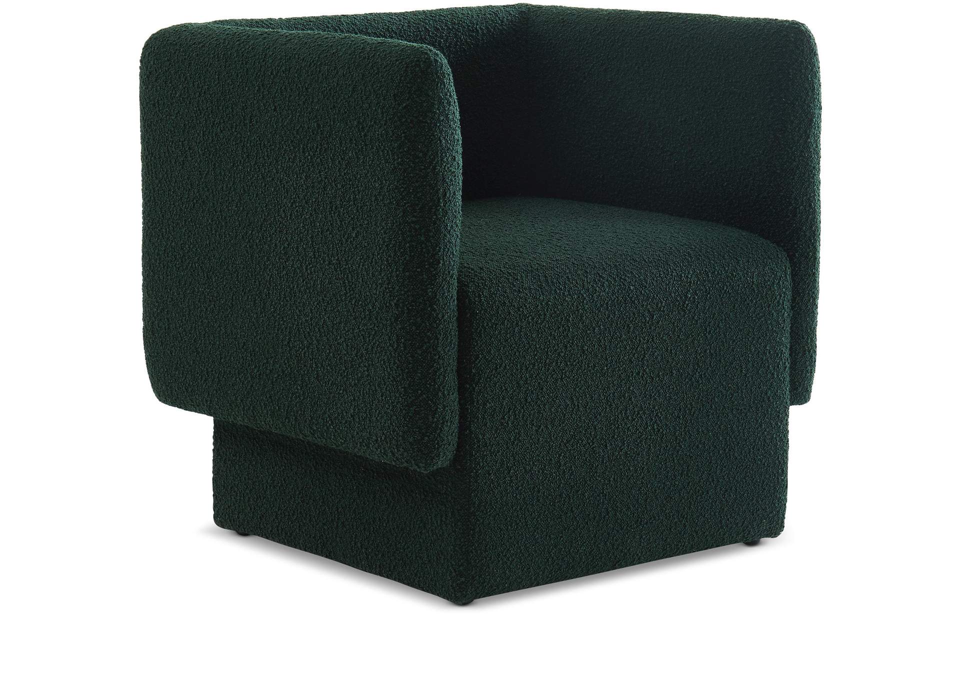 Vera Green Boucle Fabric Accent Chair,Meridian Furniture