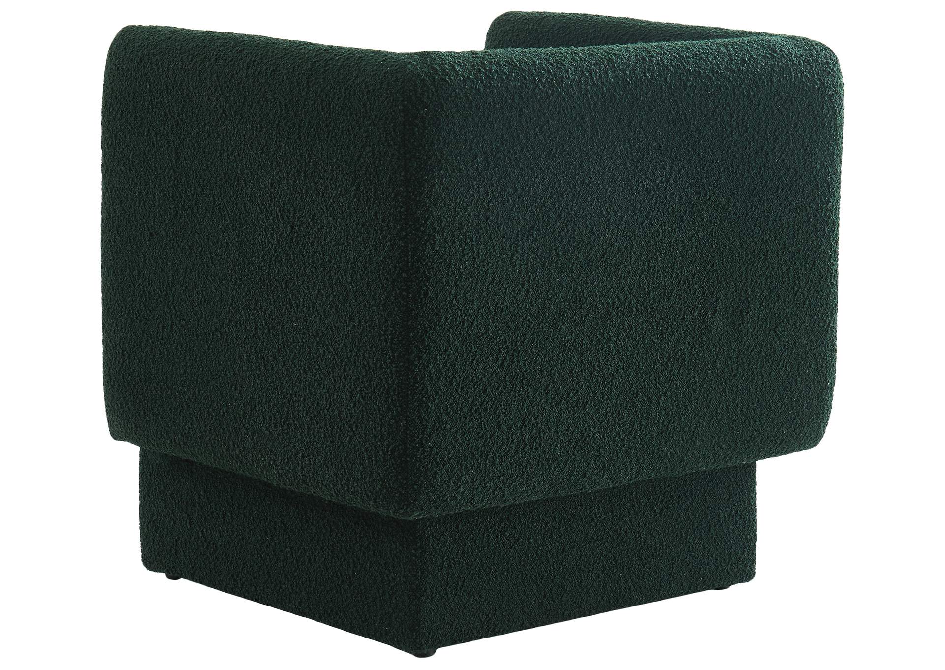 Vera Green Boucle Fabric Accent Chair,Meridian Furniture