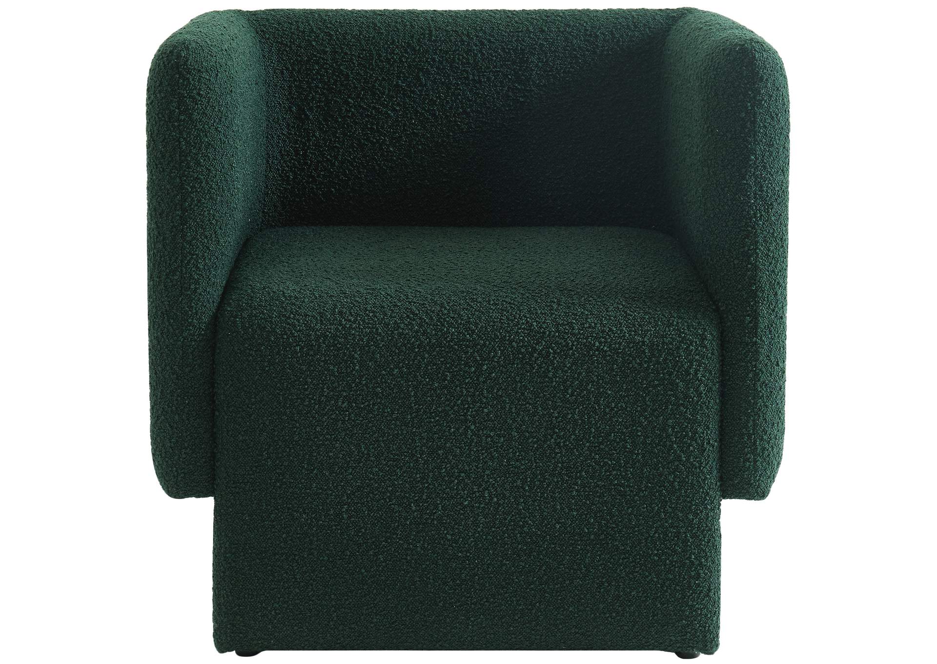 Vera Green Boucle Fabric Accent Chair,Meridian Furniture