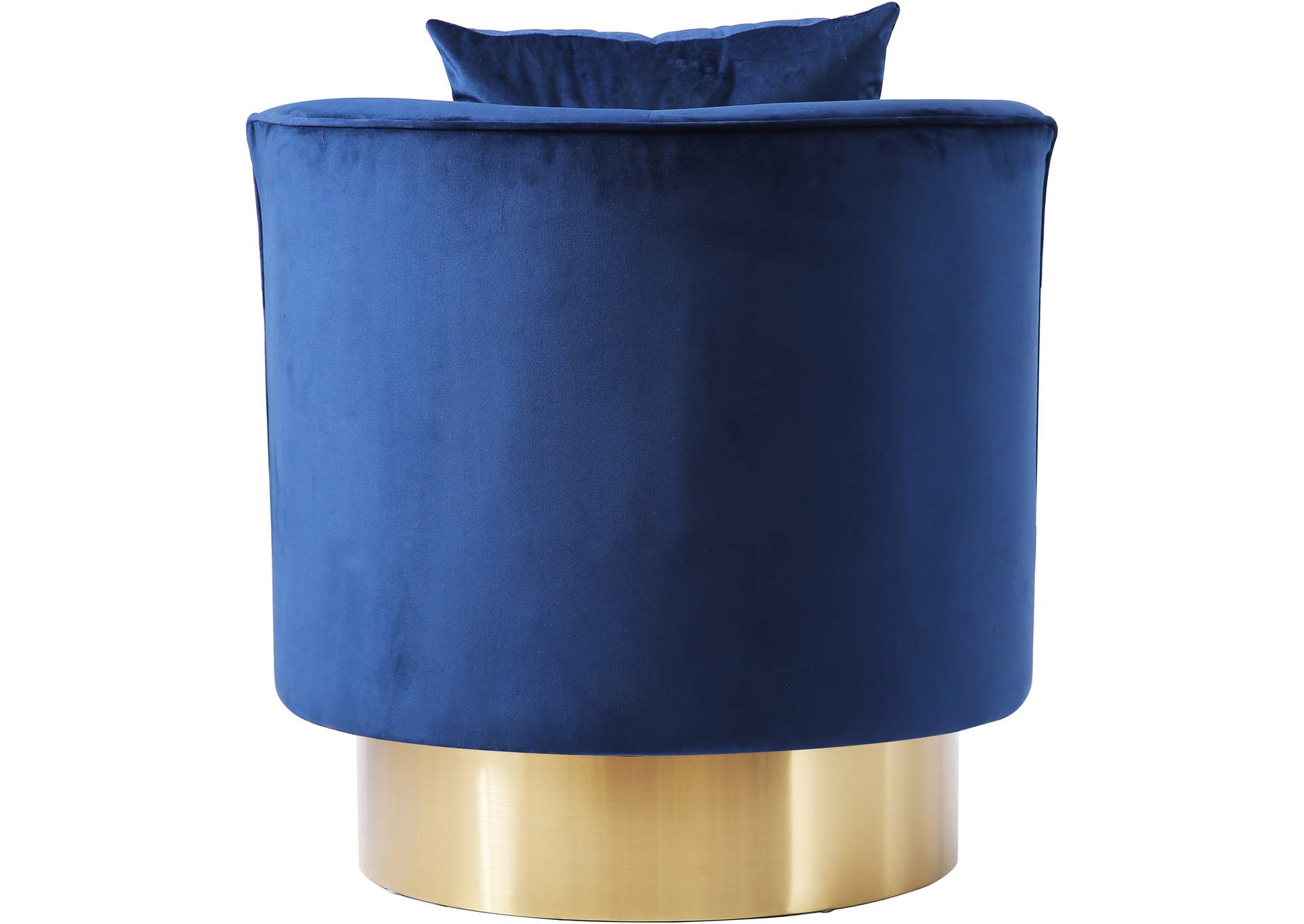 Kendra Navy Velvet Accent Chair,Meridian Furniture