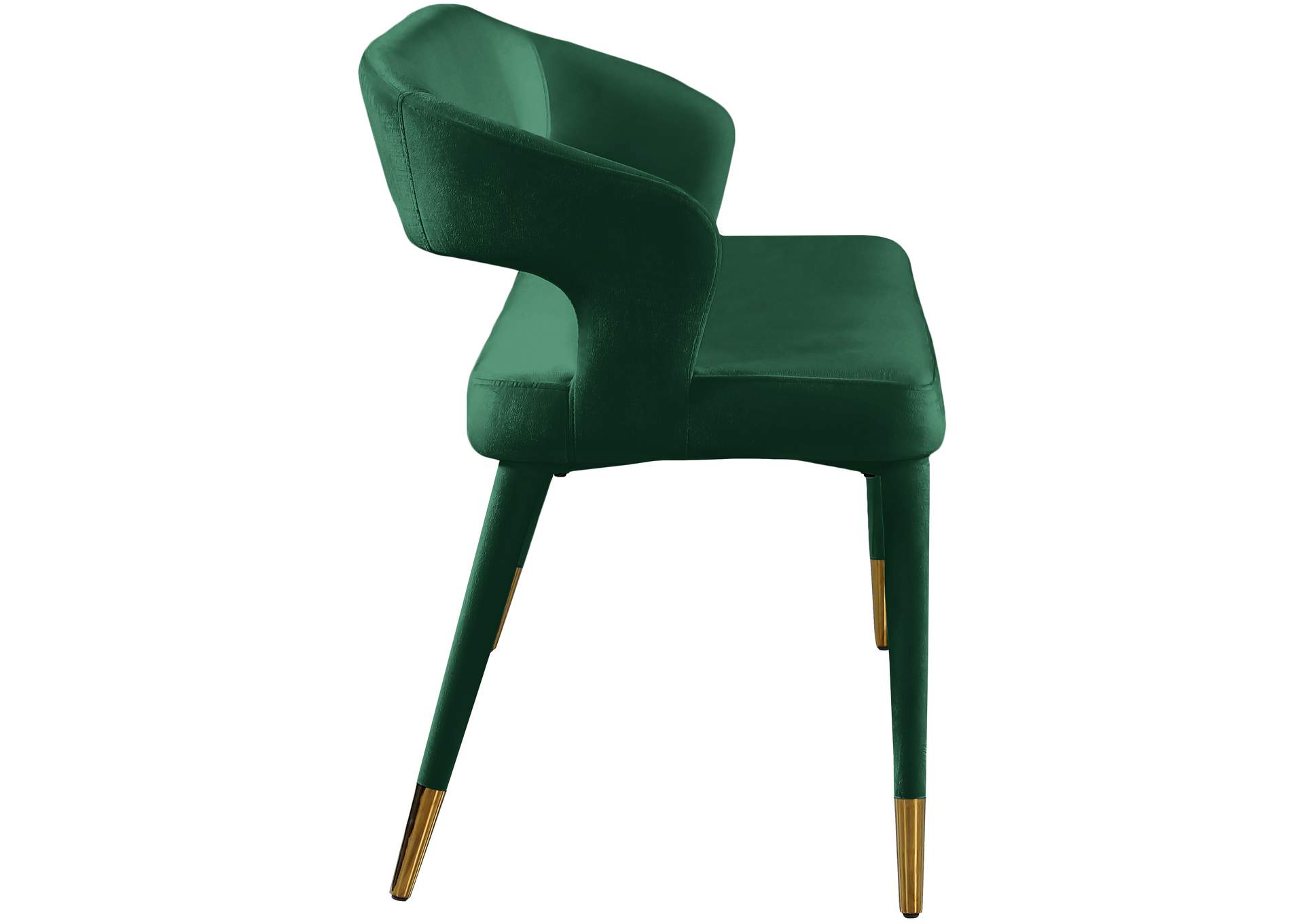 Destiny Green Velvet Bench,Meridian Furniture