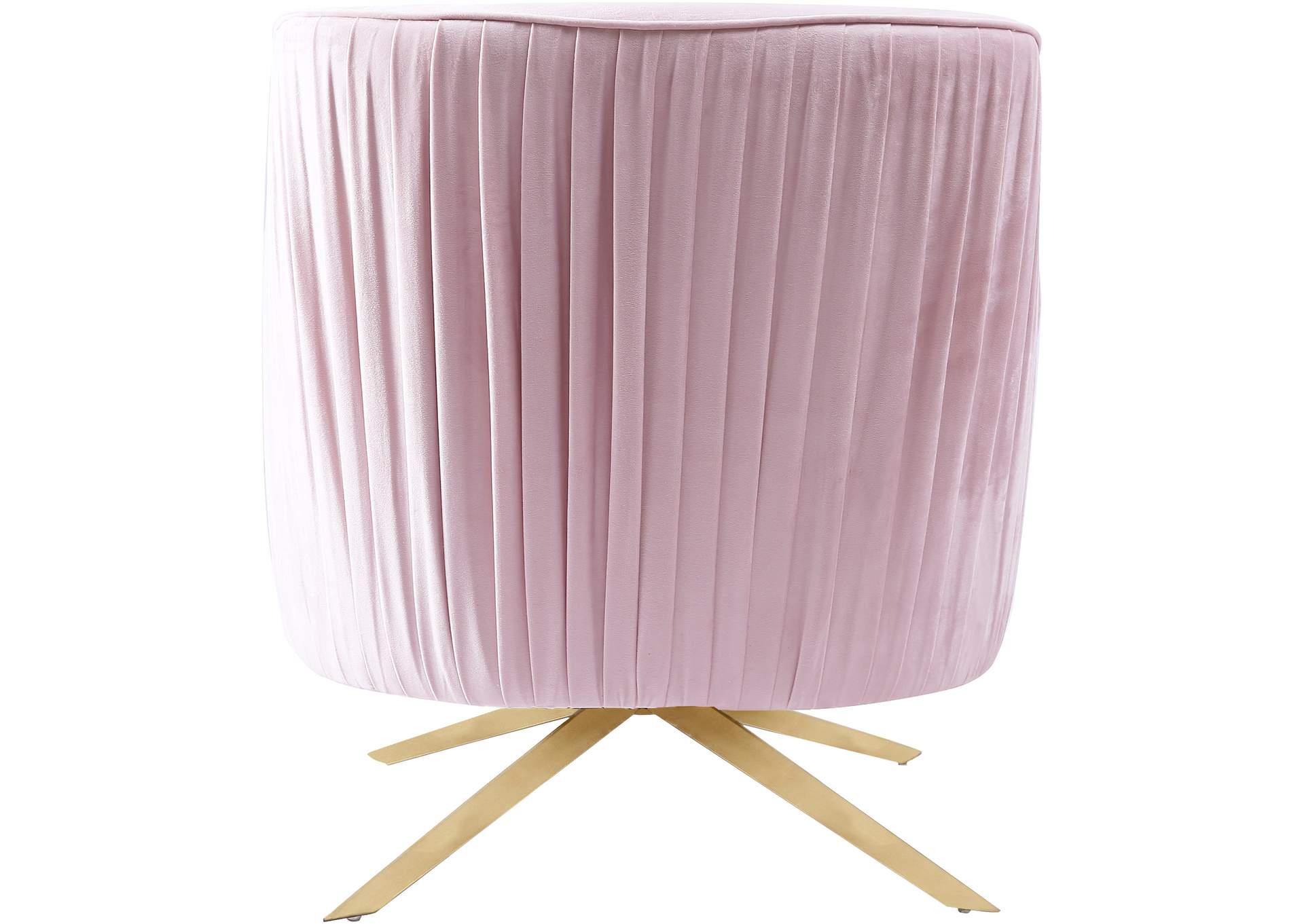 Paloma Pink Velvet Accent Chair,Meridian Furniture