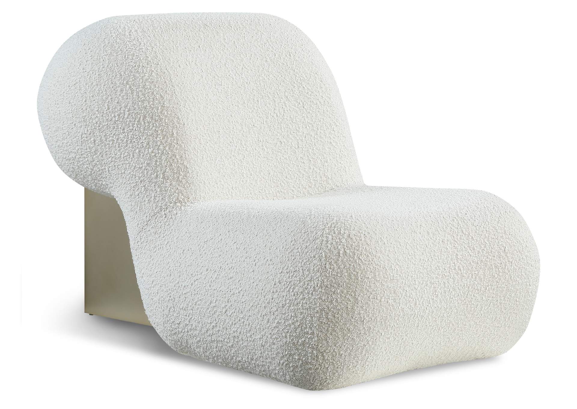 Quadra Cream Fabric Accent Chair,Meridian Furniture