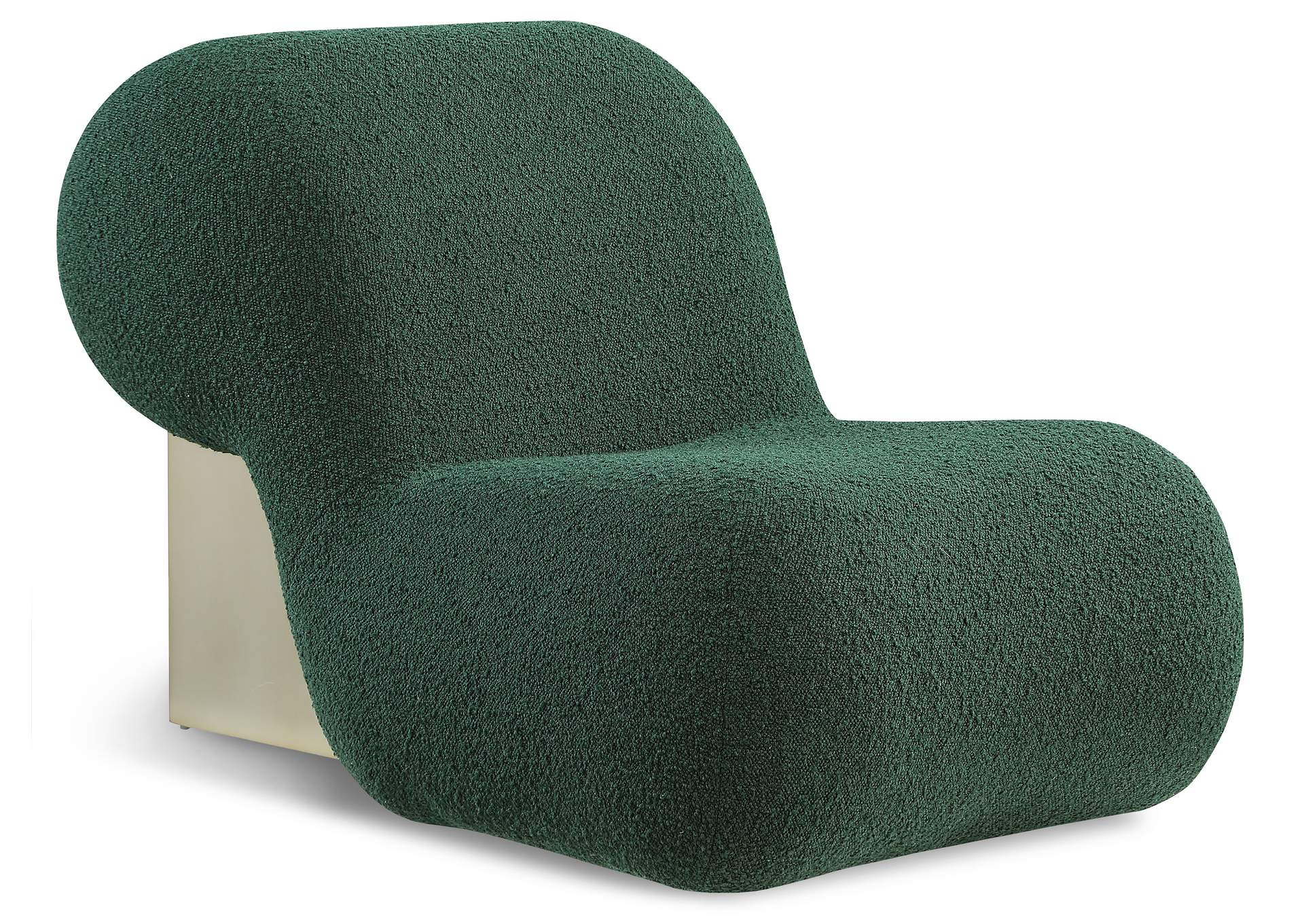 Quadra Green Fabric Accent Chair,Meridian Furniture