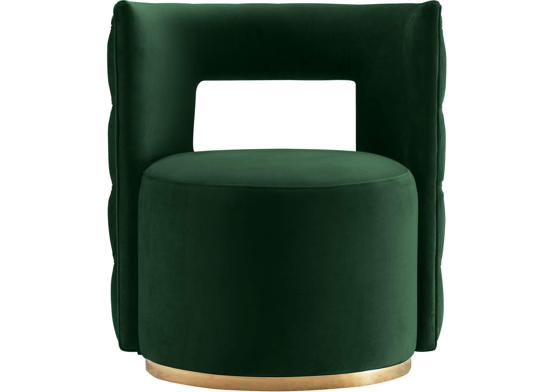 Theo Green Velvet Accent Chair,Meridian Furniture